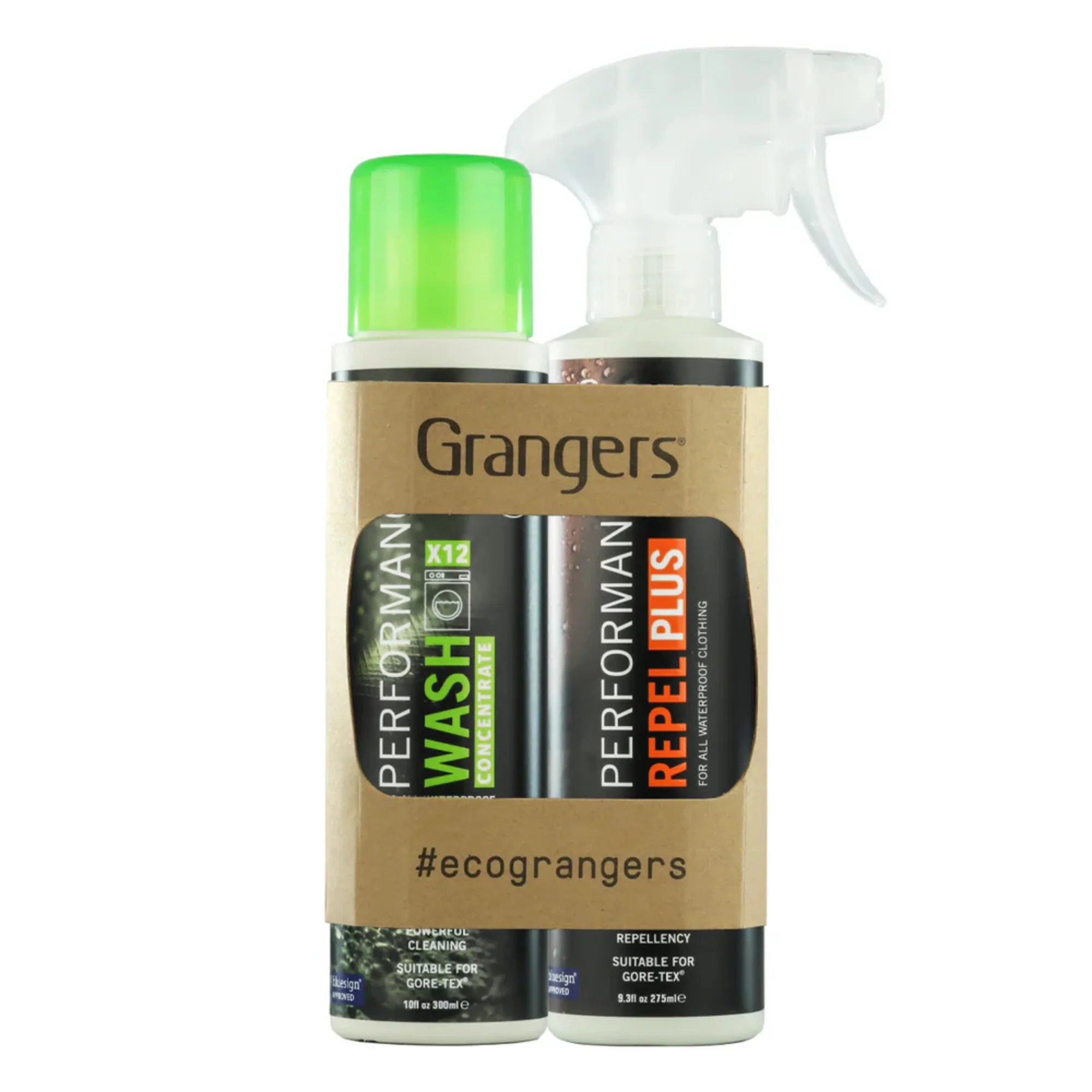 Grangers Performance Wash + Performance Repel Plus Twin Pack (300ml + 275ml)