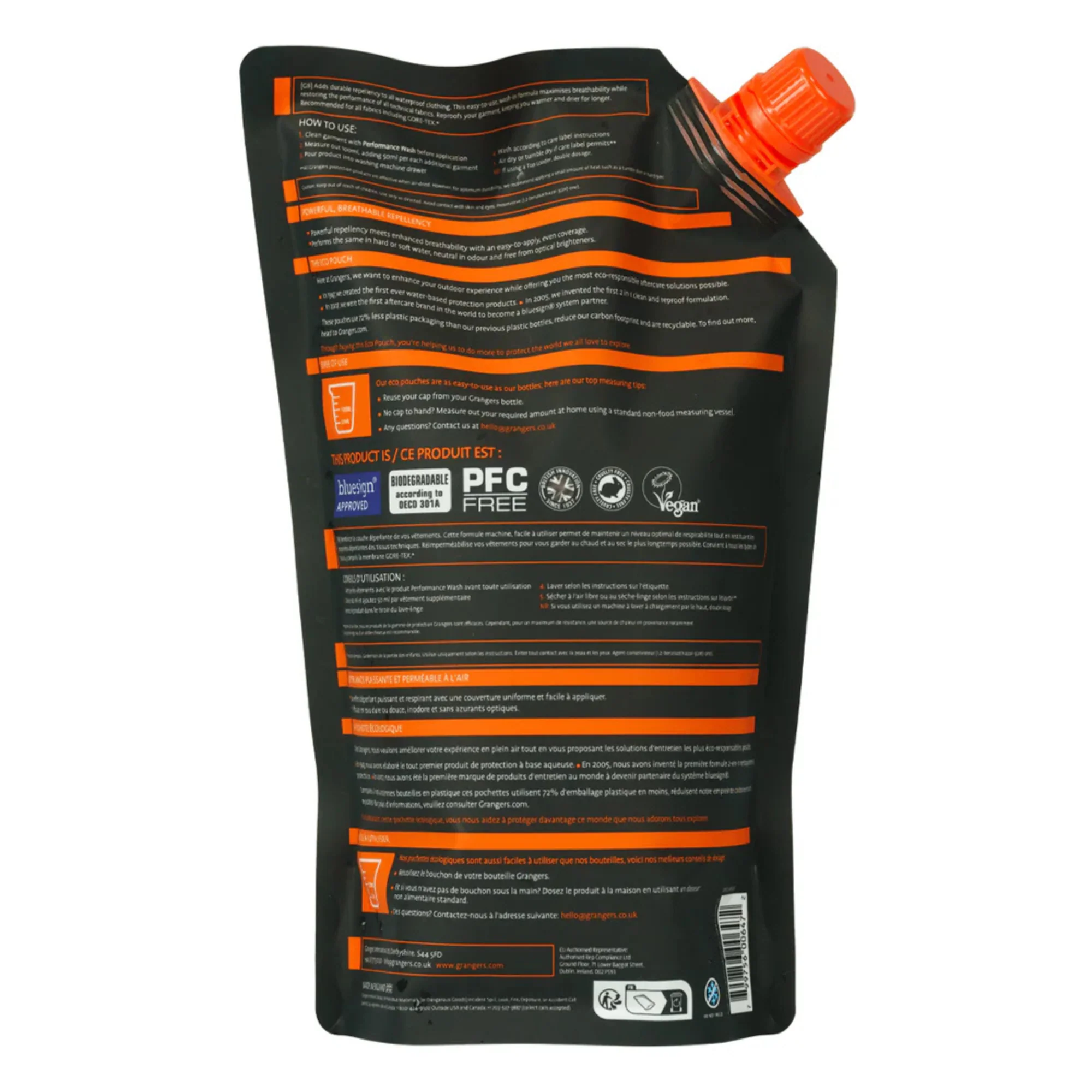 Grangers Clothing Repel Eco Pouch (1L) - Image 2