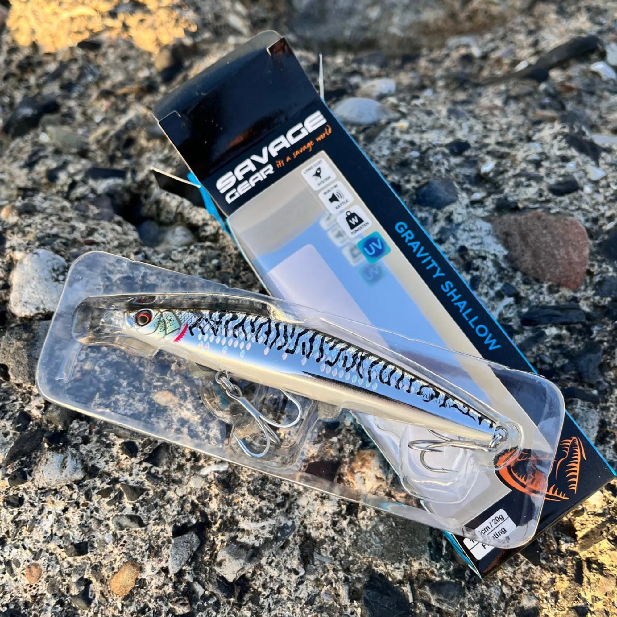 Savage Gear Gravity Shallow Hard Body Lure (10cm/Floating/14g)(LS Mackerel Ayu) - Image 2