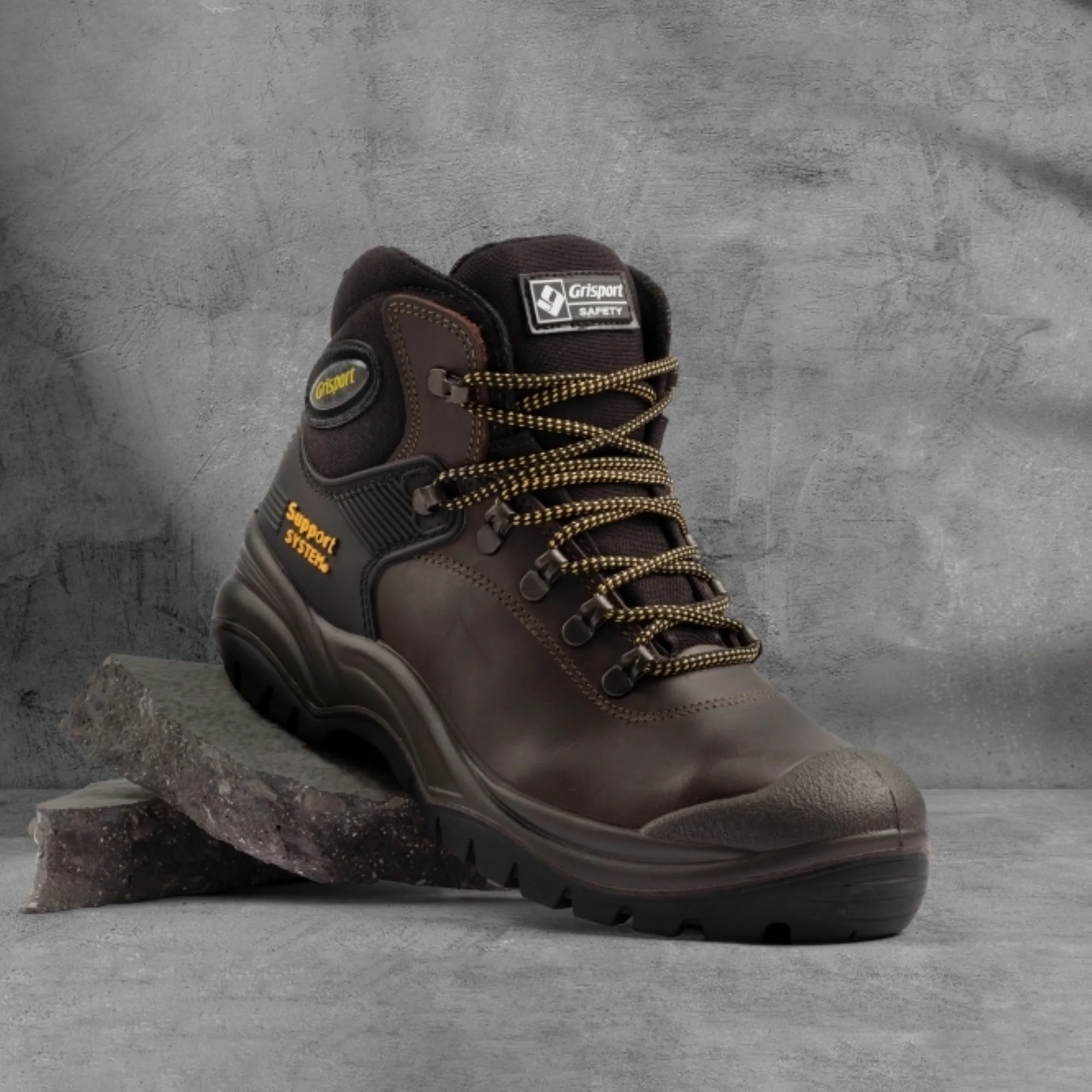 Grisport Men's Contractor Work Safety Boots (Brown) - Image 11