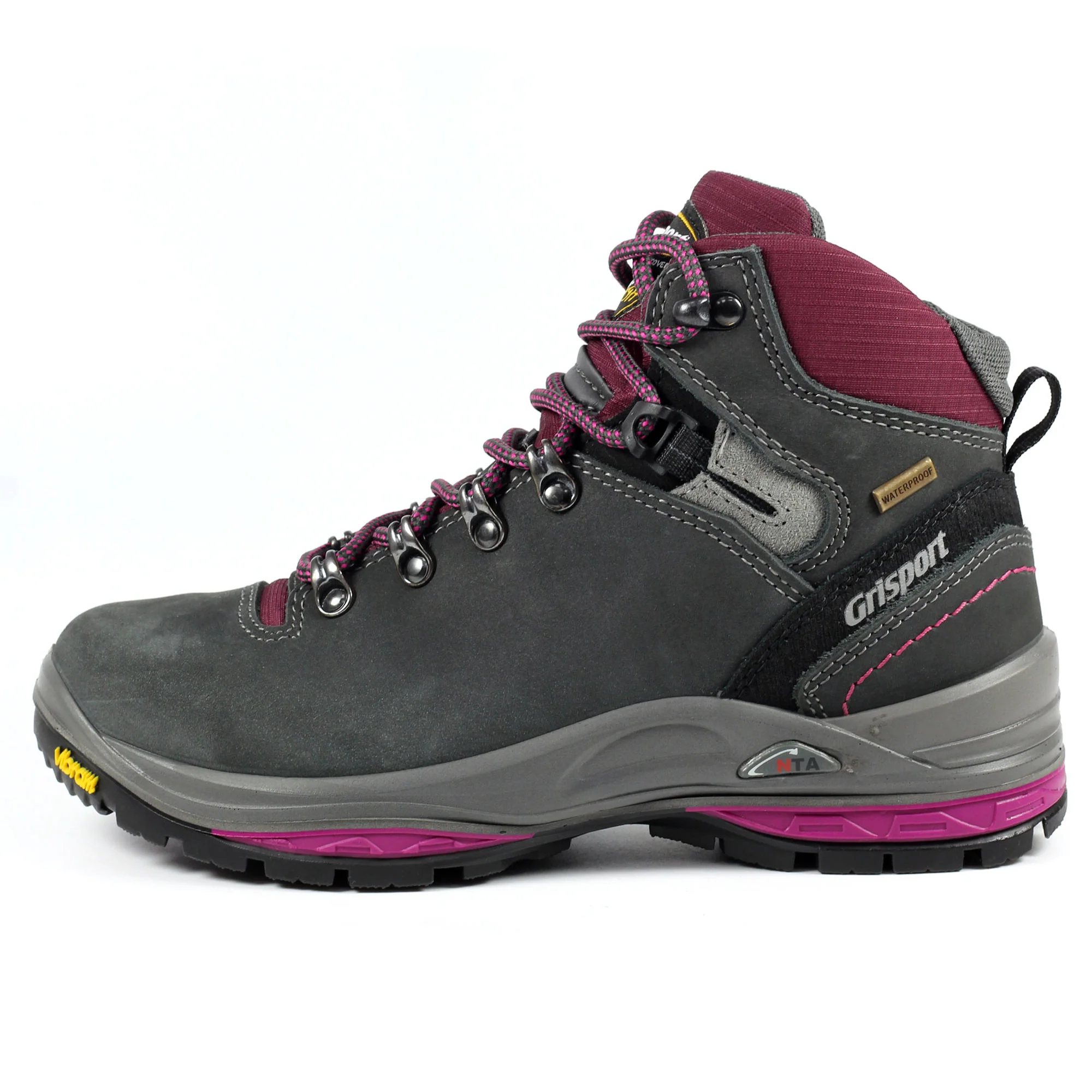 Grisport Women's Lady Glide Waterproof Hillwalking Boots (Grey) - Image 2