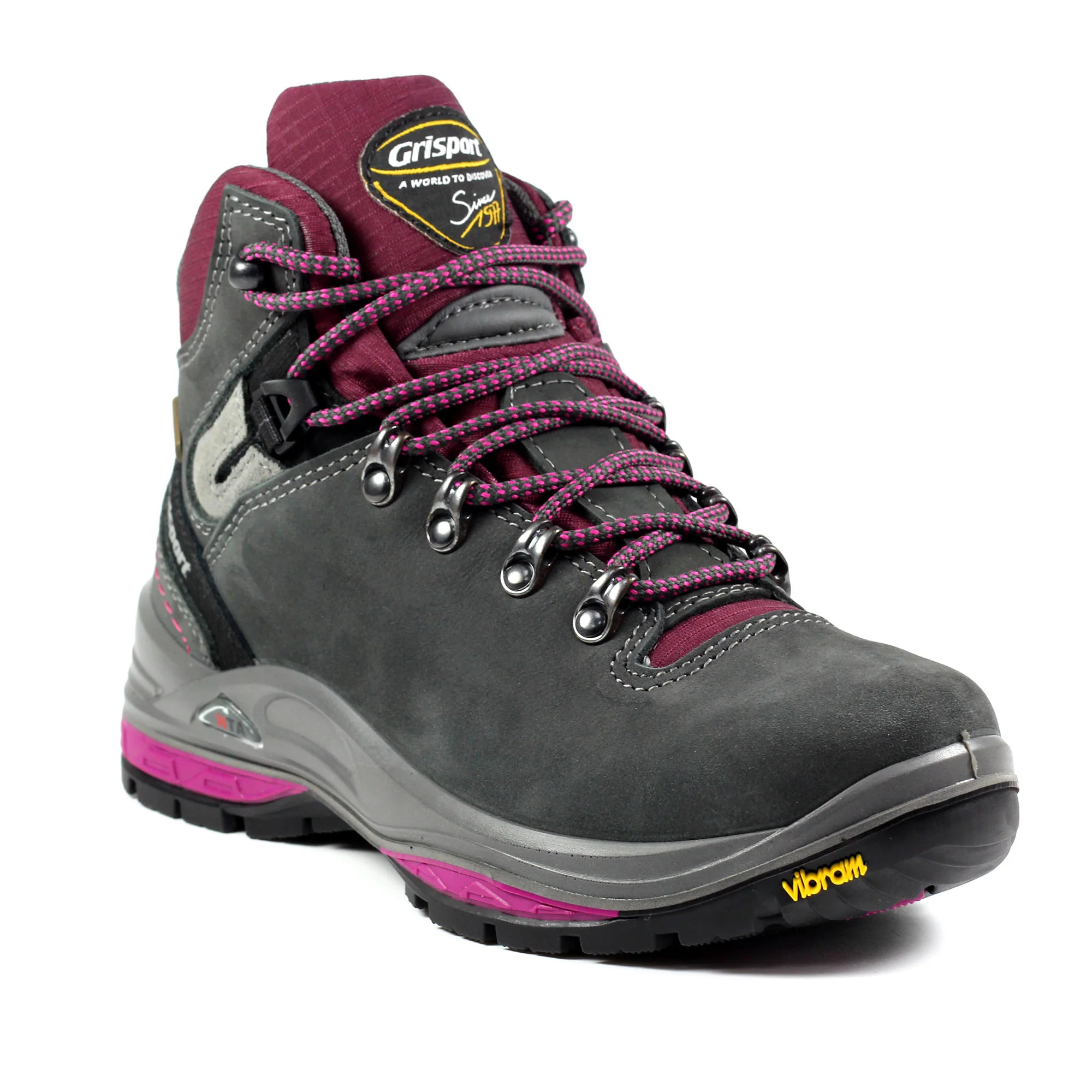 Grisport Women's Lady Glide Waterproof Hillwalking Boots (Grey) - Image 3