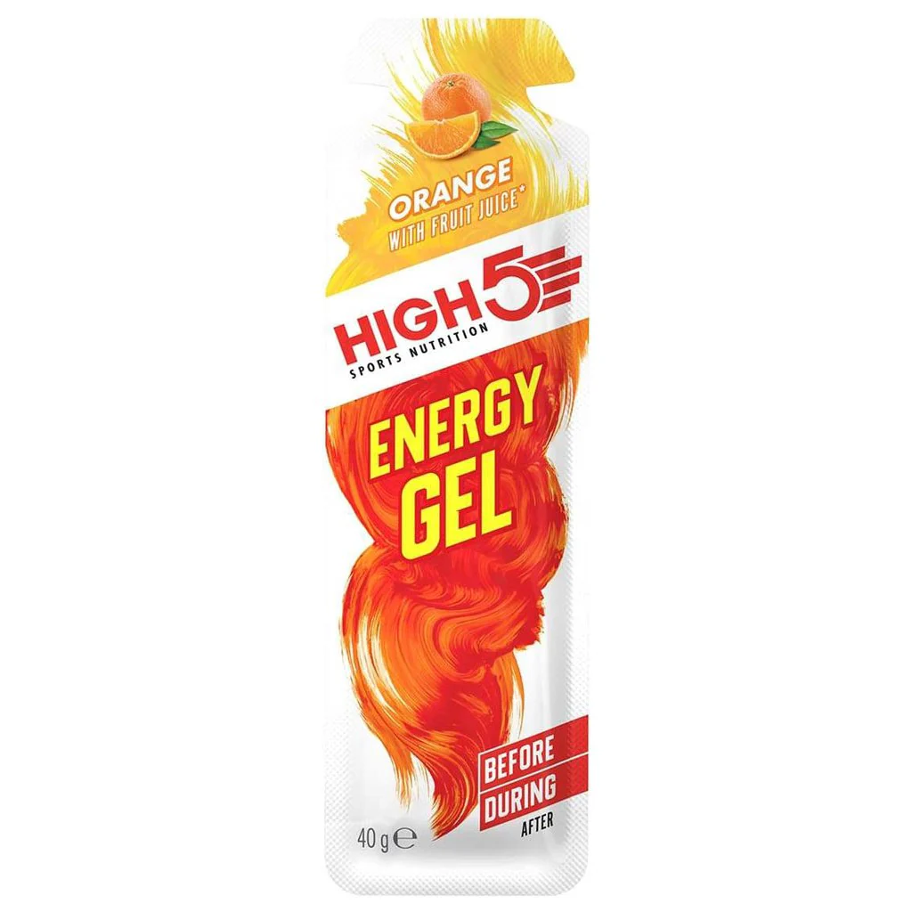 High 5 Energy Gel 40g Pouch (Orange)