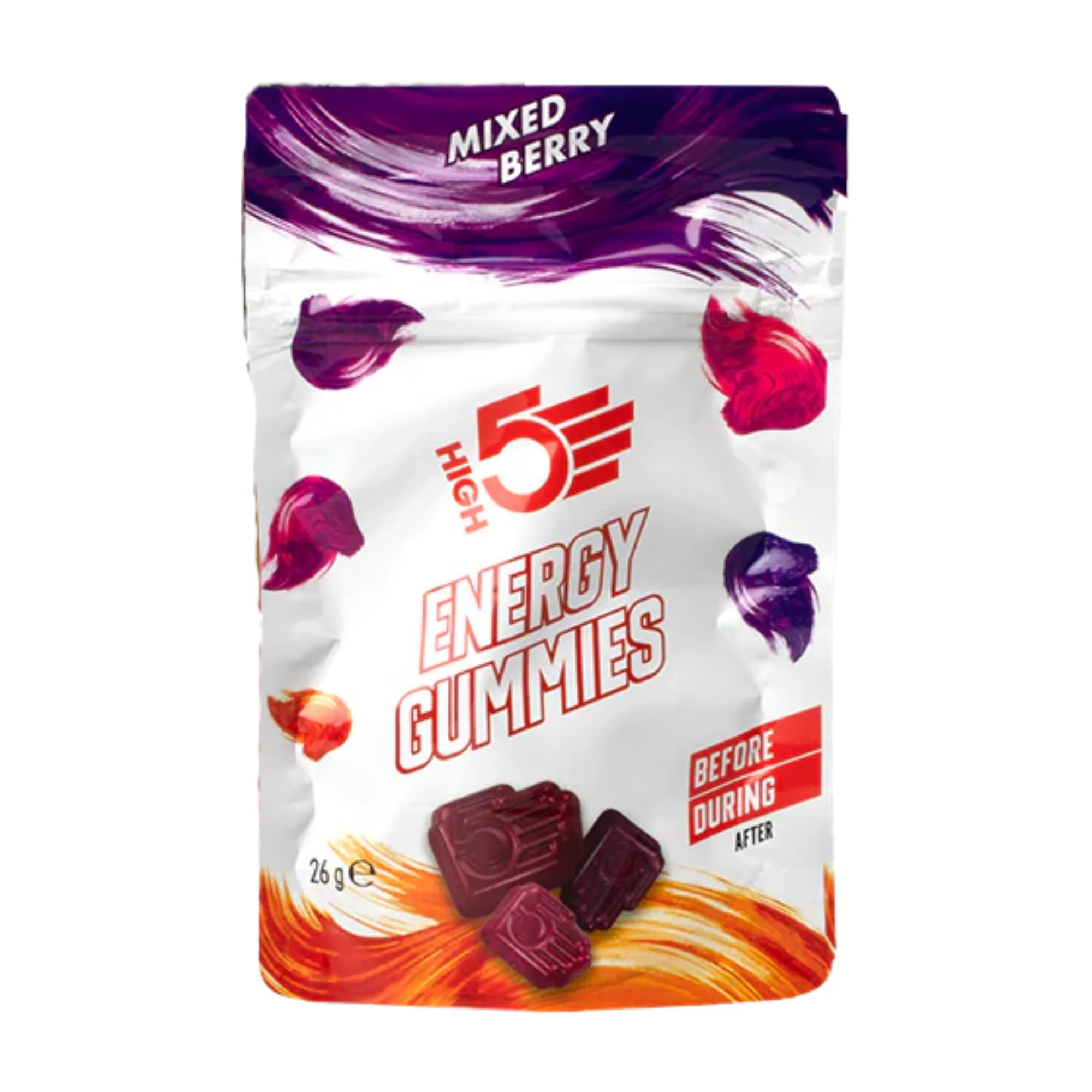 High 5 Energy 26g Pack of 6 Gummies (Mixed Berry)