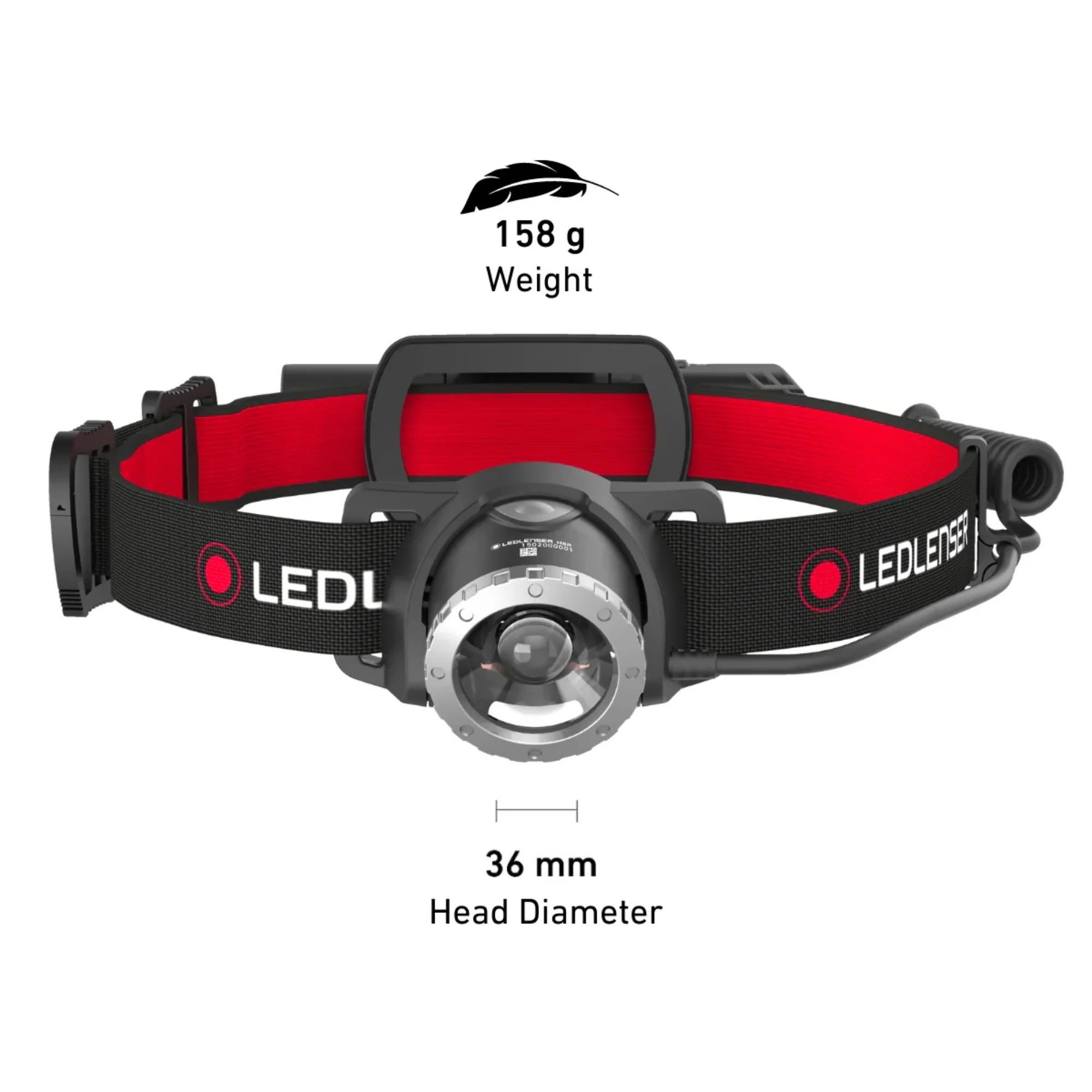 Ledlenser H8R Rechargeable Headlamp (Black) - Image 2