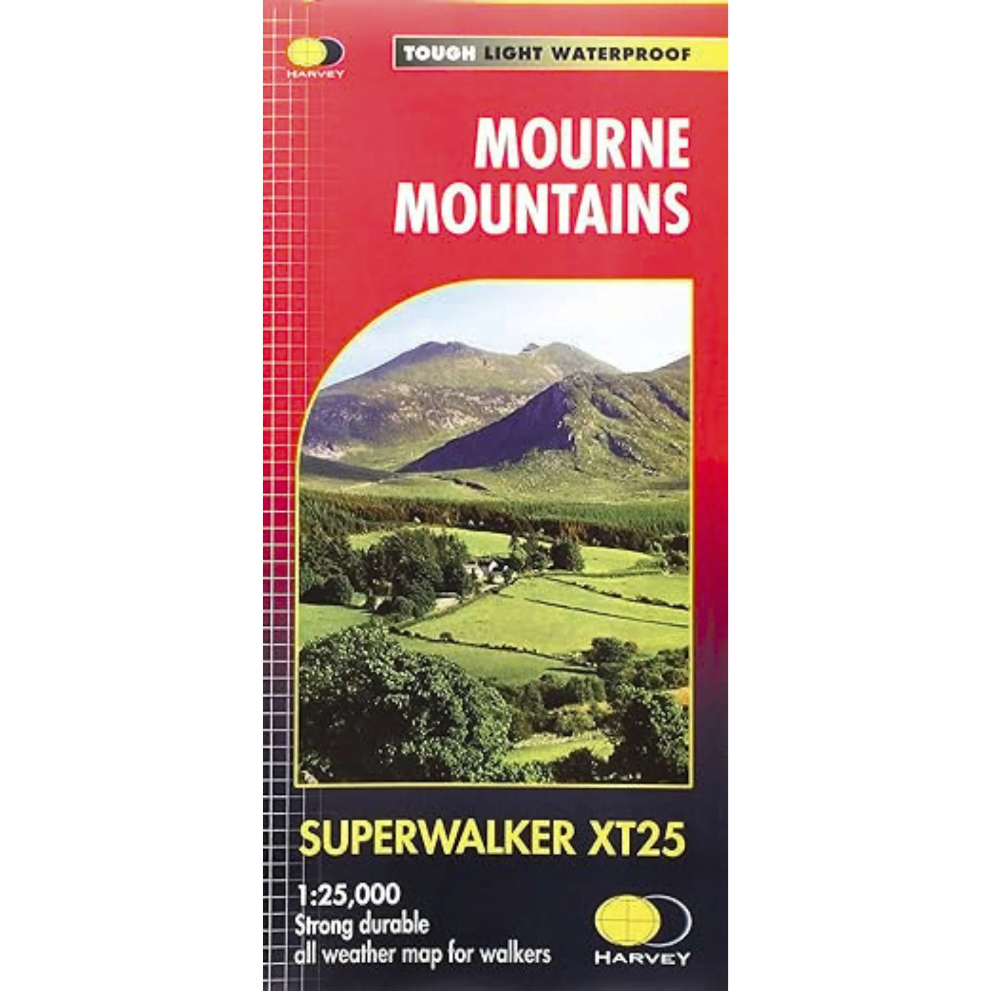 Harvey Mourne Mountains Superwalker XT25 Map (1:25,000)