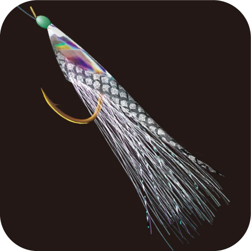 Hayabusa Real Minnow 6 Hook Rig (Size JP14)(Real Scale Flasher) - Image 2