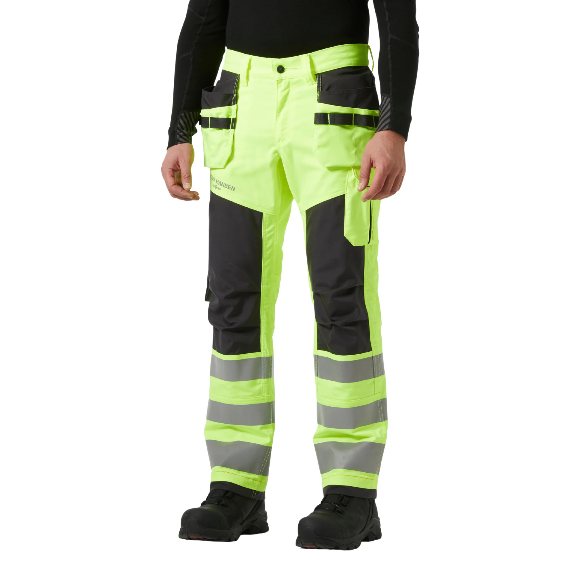 Helly Hansen Workwear Men's Alna 2.0 Class 2 Hi-Vis Construction Trousers (Yellow)