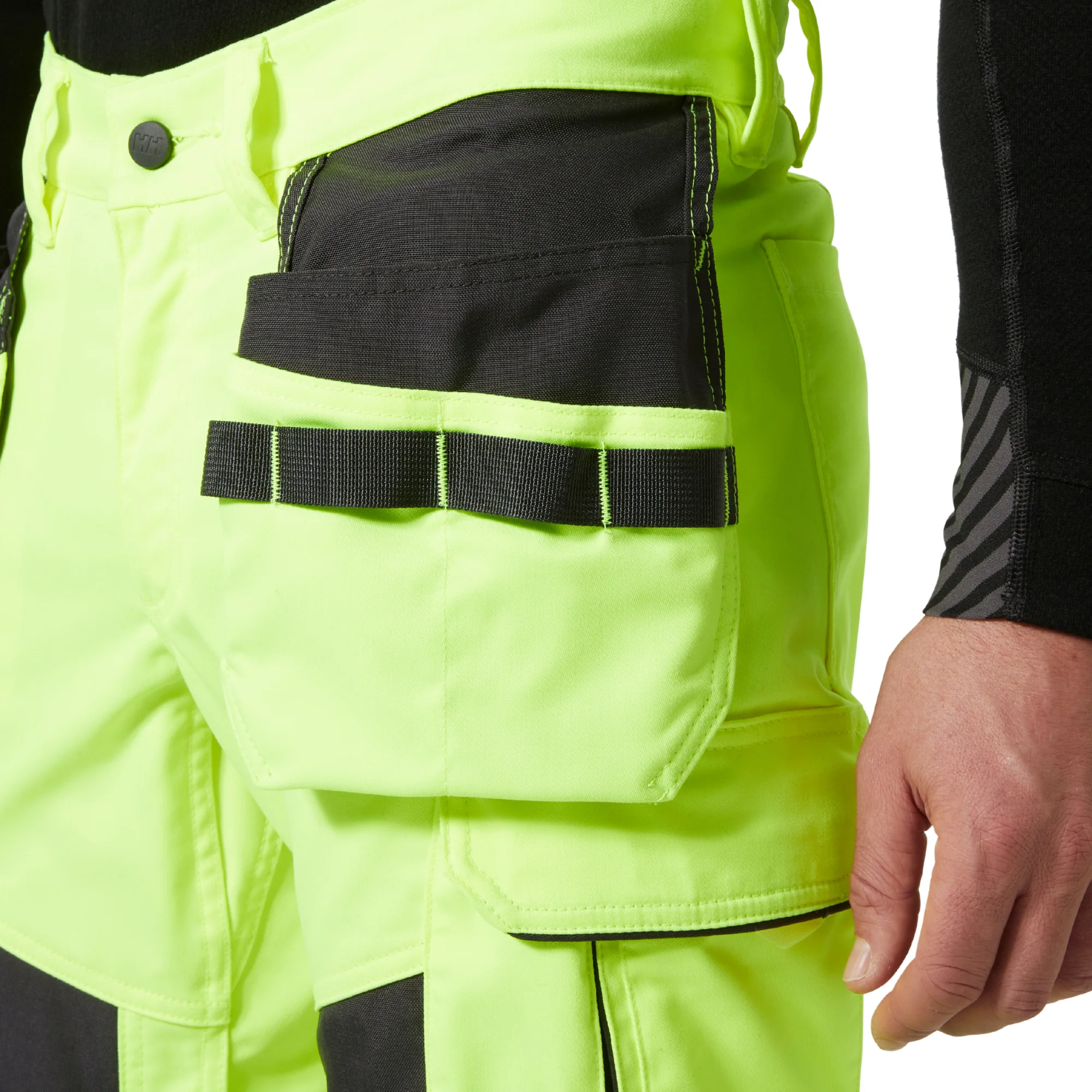 Helly Hansen Workwear Men's Alna 2.0 Class 2 Hi-Vis Construction Trousers (Yellow) - Image 3
