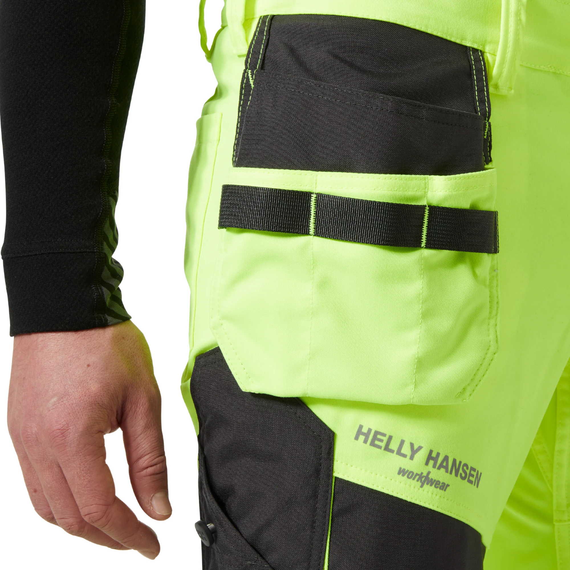 Helly Hansen Workwear Men's Alna 2.0 Class 2 Hi-Vis Construction Trousers (Yellow) - Image 4