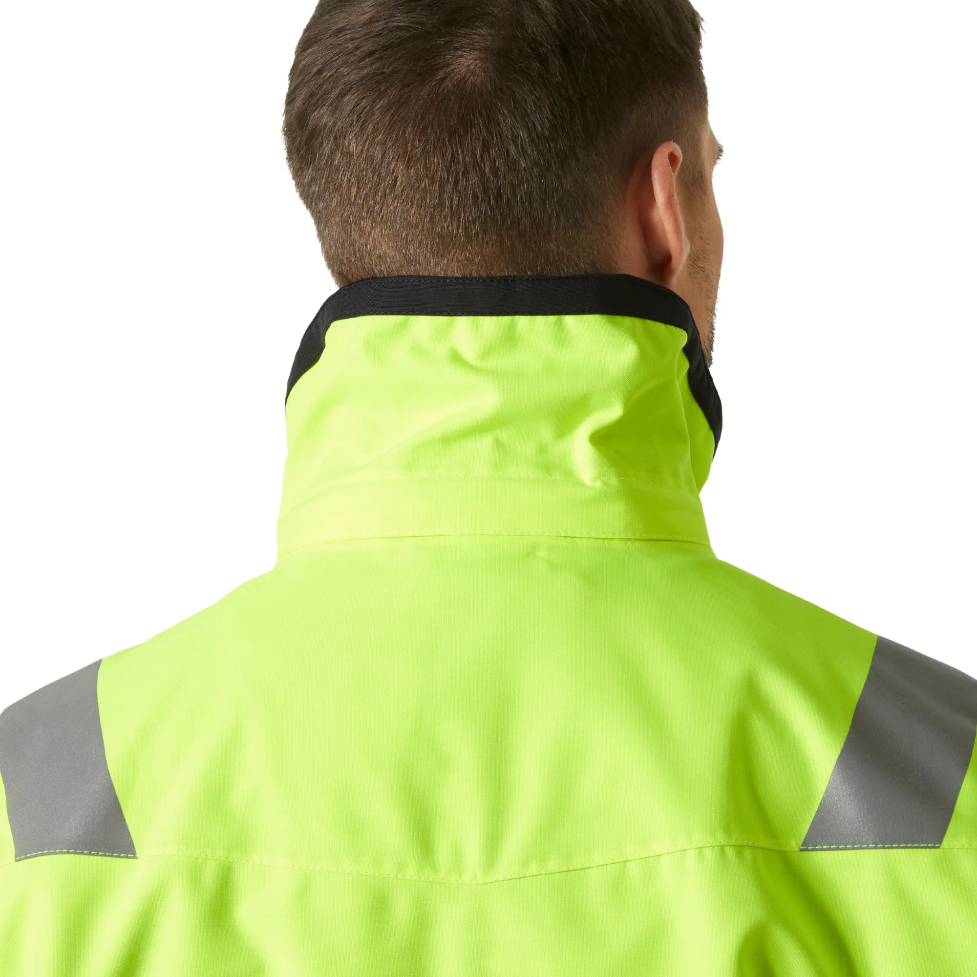 Helly Hansen Workwear Men's Alna 2.0 Hi-Vis HT Waterproof Jacket (Yellow) - Image 4