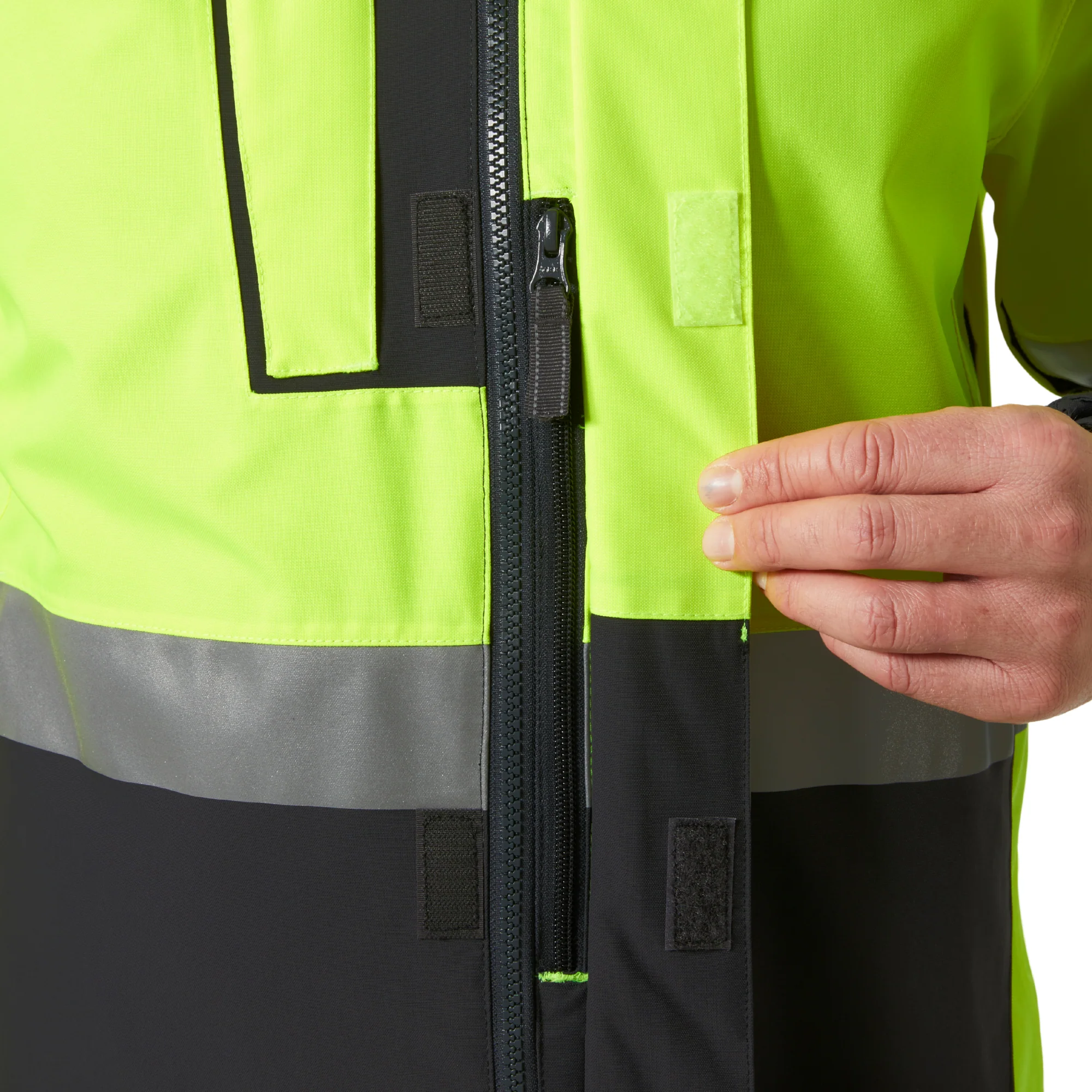 Helly Hansen Workwear Men's Alna 2.0 Hi-Vis HT Waterproof Jacket (Yellow) - Image 6