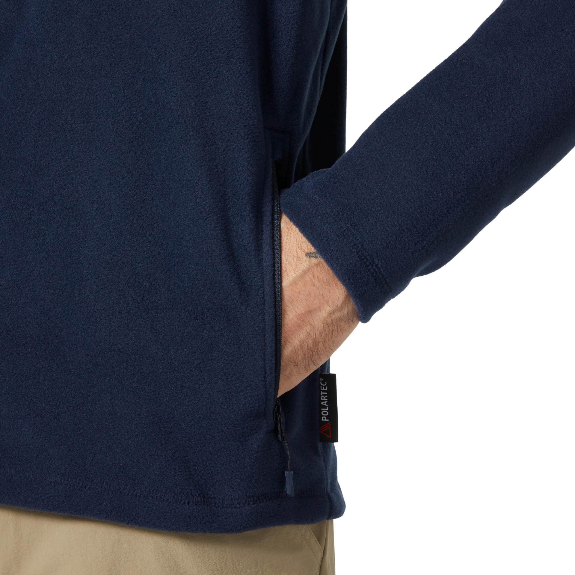 Helly Hansen Men's Daybreaker Polartec Full Zip Fleece (Navy) - Image 4