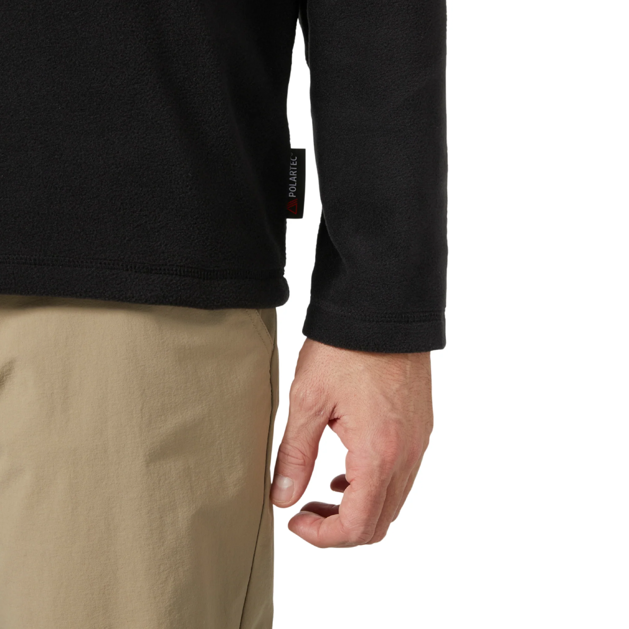 Helly Hansen Men's Daybreaker Polartec Half Zip Fleece Top (Black) - Image 4
