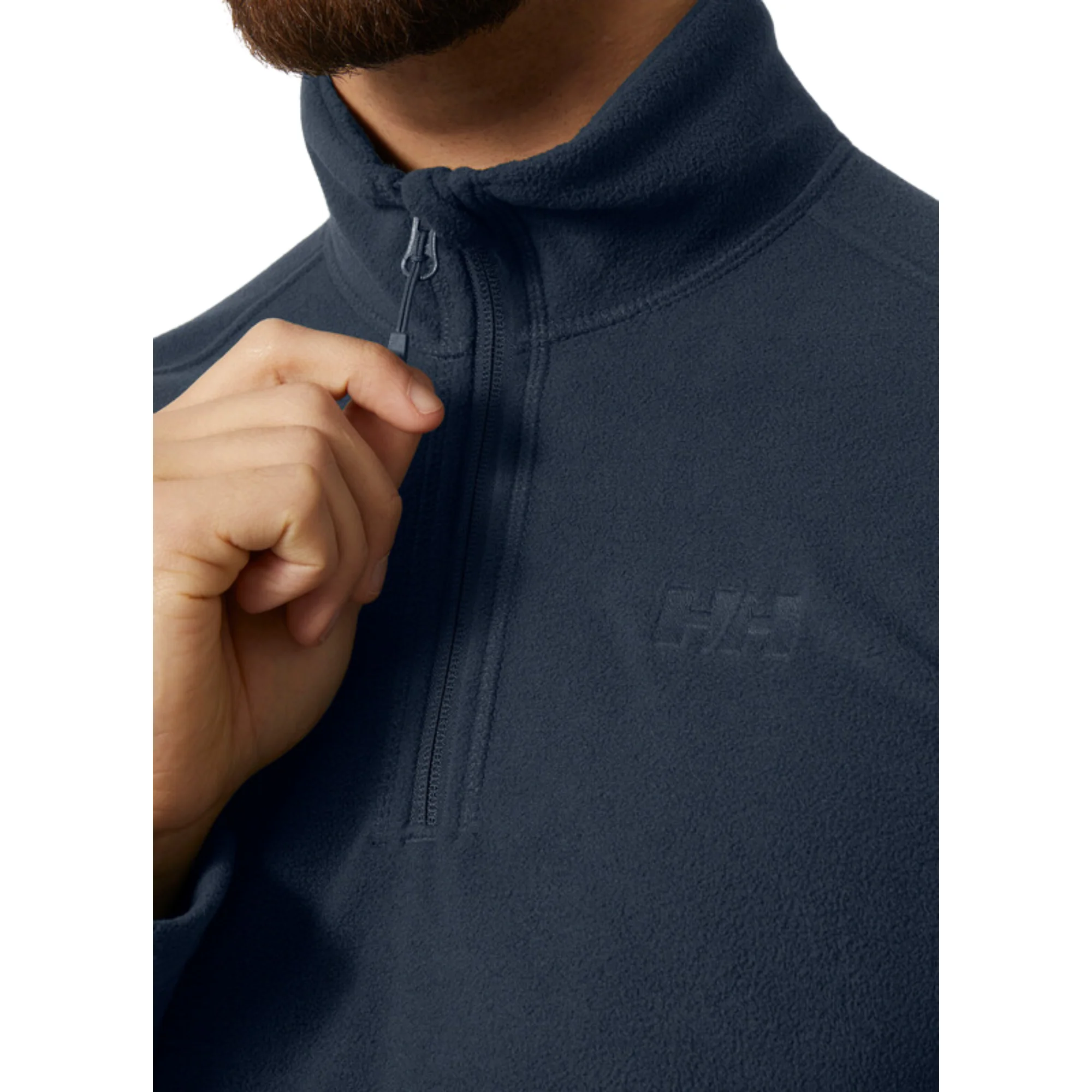 Helly Hansen Men's Daybreaker Polartec Half Zip Fleece Top (Navy) - Image 3