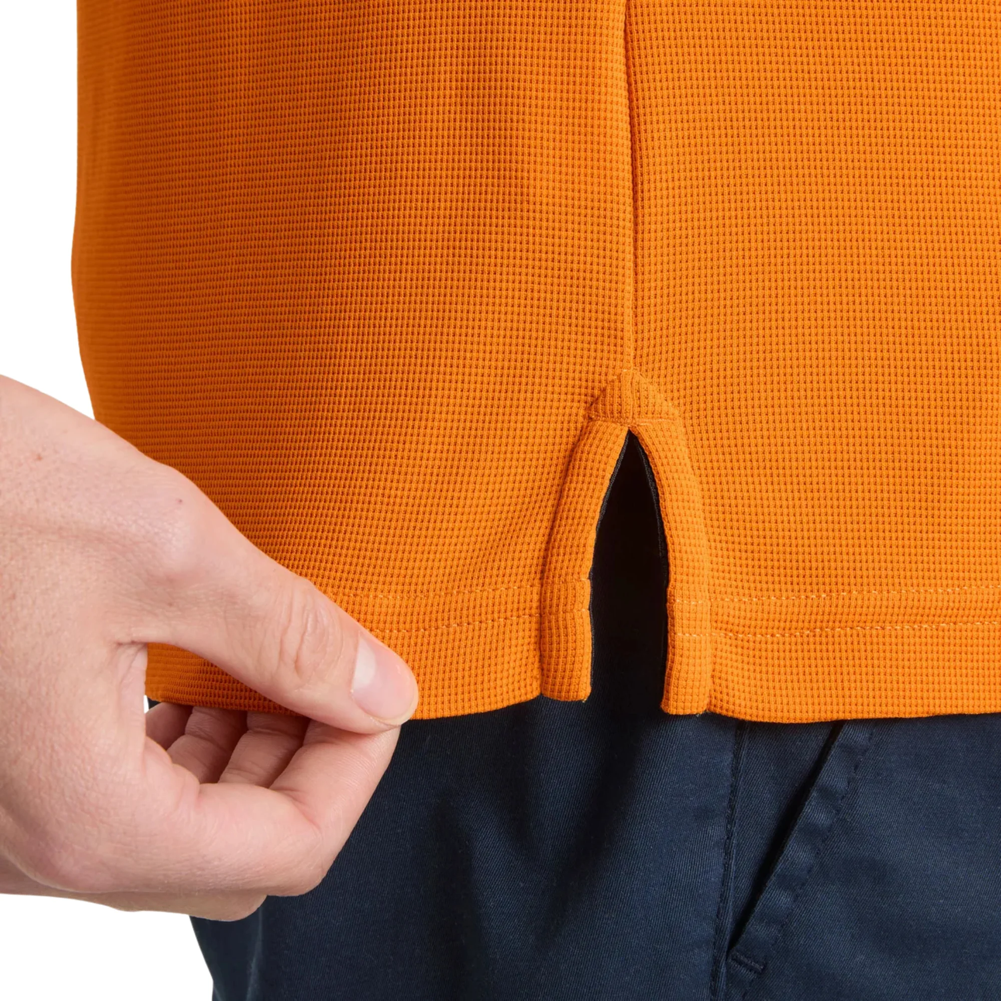Helly Hansen Men's Driftline UPF50 Short Sleeve Technical Polo Shirt (Ignite Orange) - Image 3