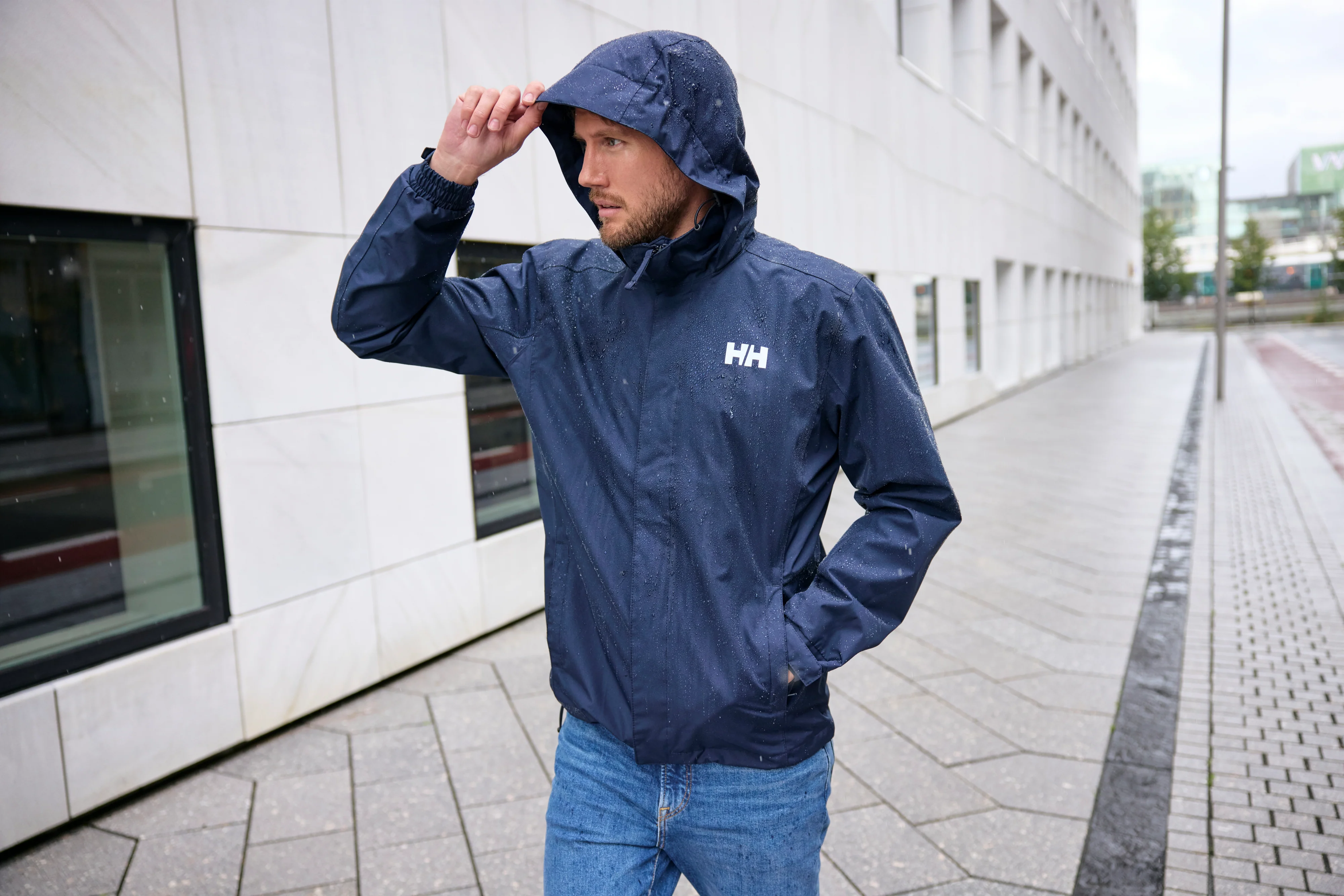 Helly Hansen Men's Dubliner HT 2L Waterproof Jacket (Navy) - Image 15