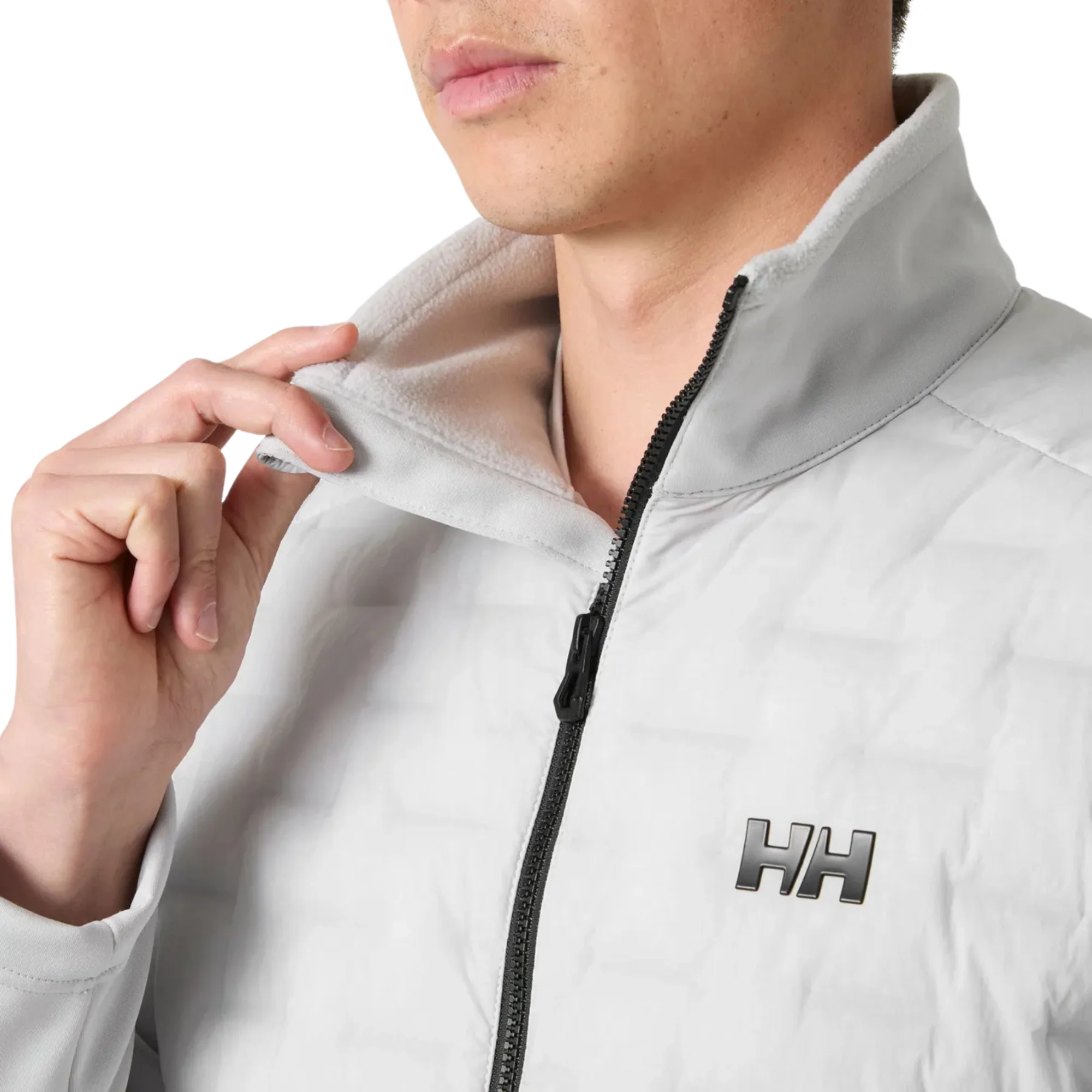 Helly Hansen Men's HP Hybrid Stretch Insulated Jacket (Grey Fog) - Image 4