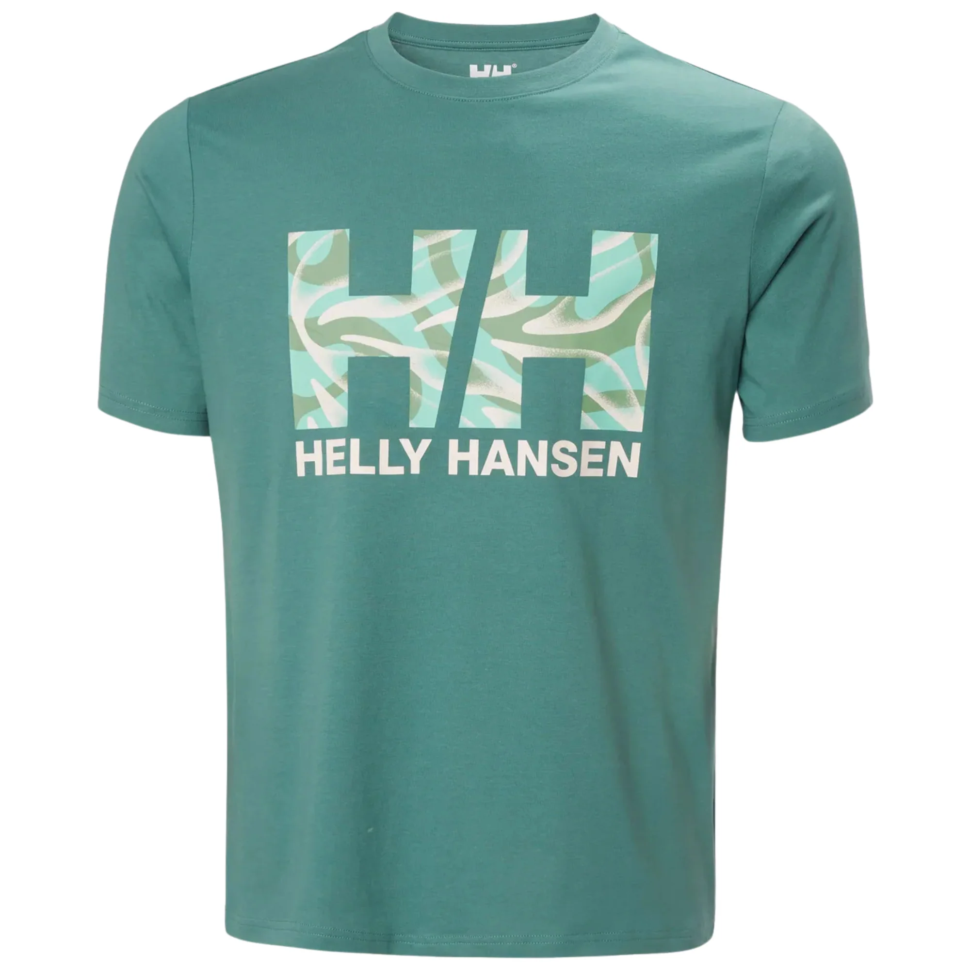 Helly Hansen Men's Core Graphic 2.0 Short Sleeve Tee (Opal Green) - Image 4