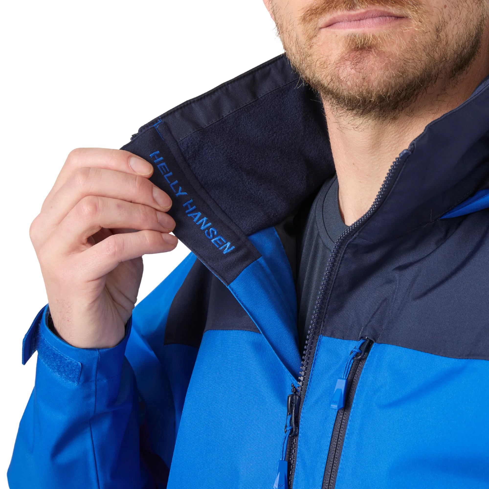 Helly Hansen Men's Crew Hooded Midlayer HT 2L Waterproof Insulated Jacket 2.0 (Cobalt 2.0) - Image 4