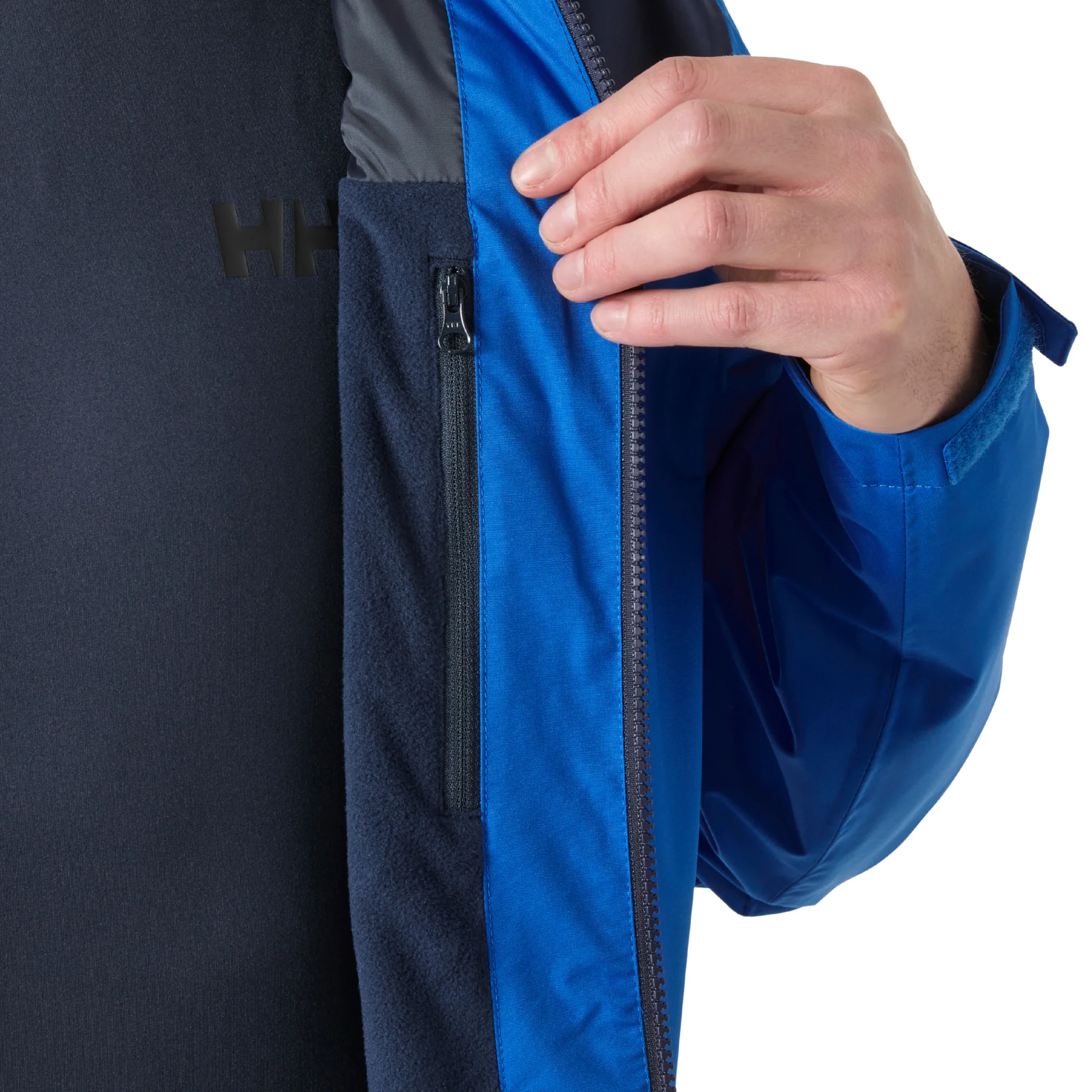 Helly Hansen Men's Crew Hooded Midlayer HT 2L Waterproof Insulated Jacket 2.0 (Cobalt 2.0) - Image 5