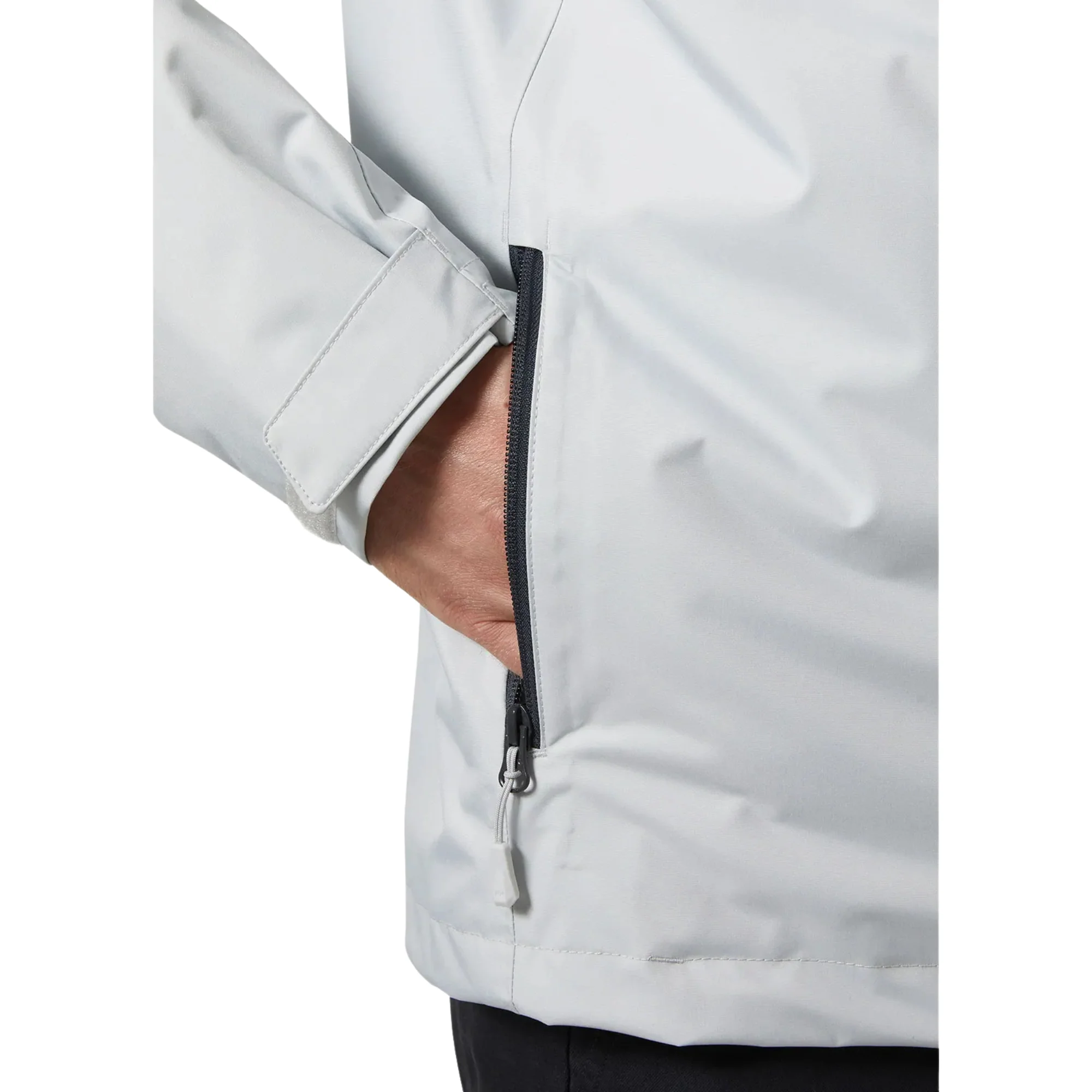 Helly Hansen Men's Crew Hooded Midlayer HT 2L Waterproof Insulated Jacket 2.0 (Grey Fog) - Image 3