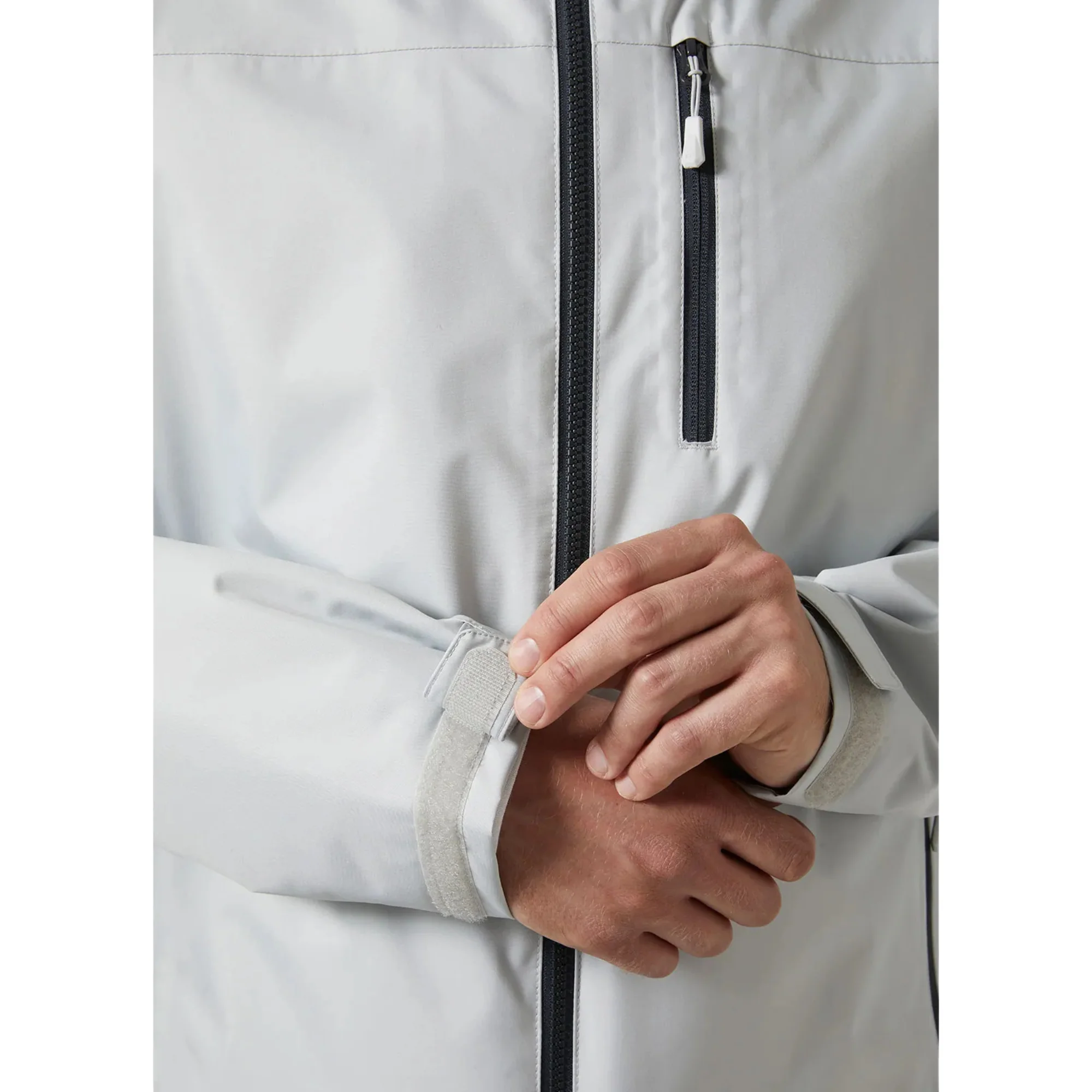 Helly Hansen Men's Crew Hooded Midlayer HT 2L Waterproof Insulated Jacket 2.0 (Grey Fog) - Image 4