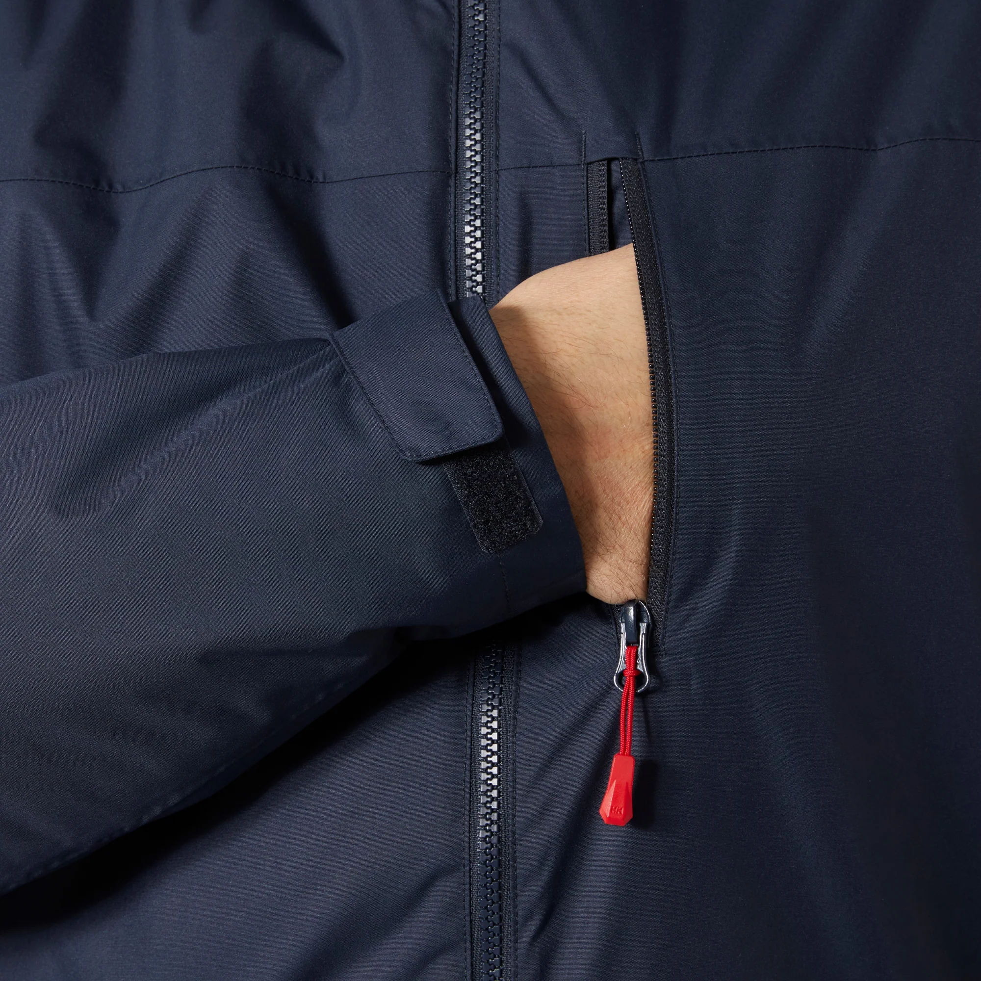 Helly Hansen Men's Crew Hooded Midlayer HT 2L Waterproof Insulated Jacket 2.0 (Navy) - Image 12