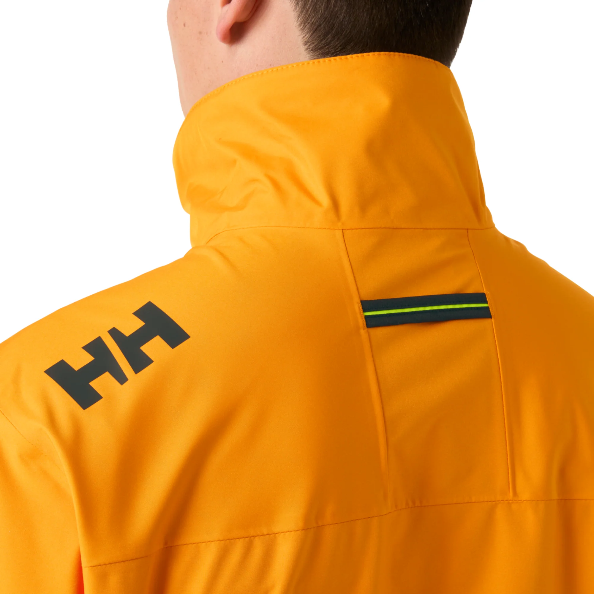 Helly Hansen Men's Crew 2L HT Waterproof Jacket 2.0 (Ignite Orange) - Image 5