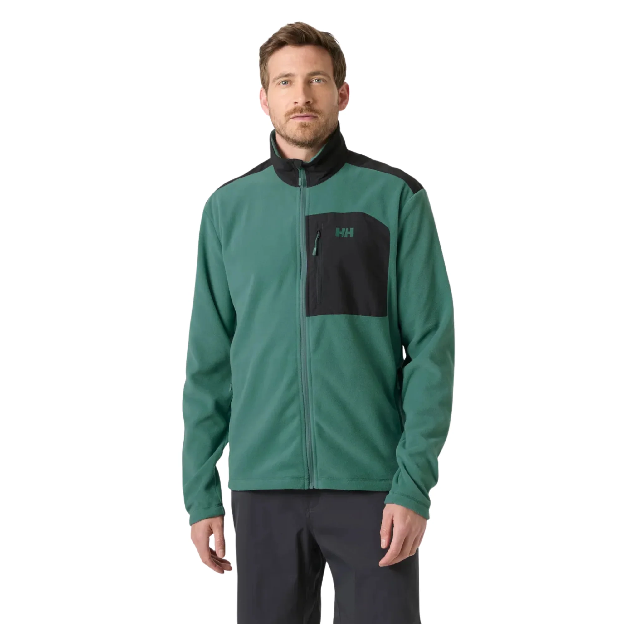 Helly Hansen Men's Daybreaker Block Full Zip Fleece (Opal Green)