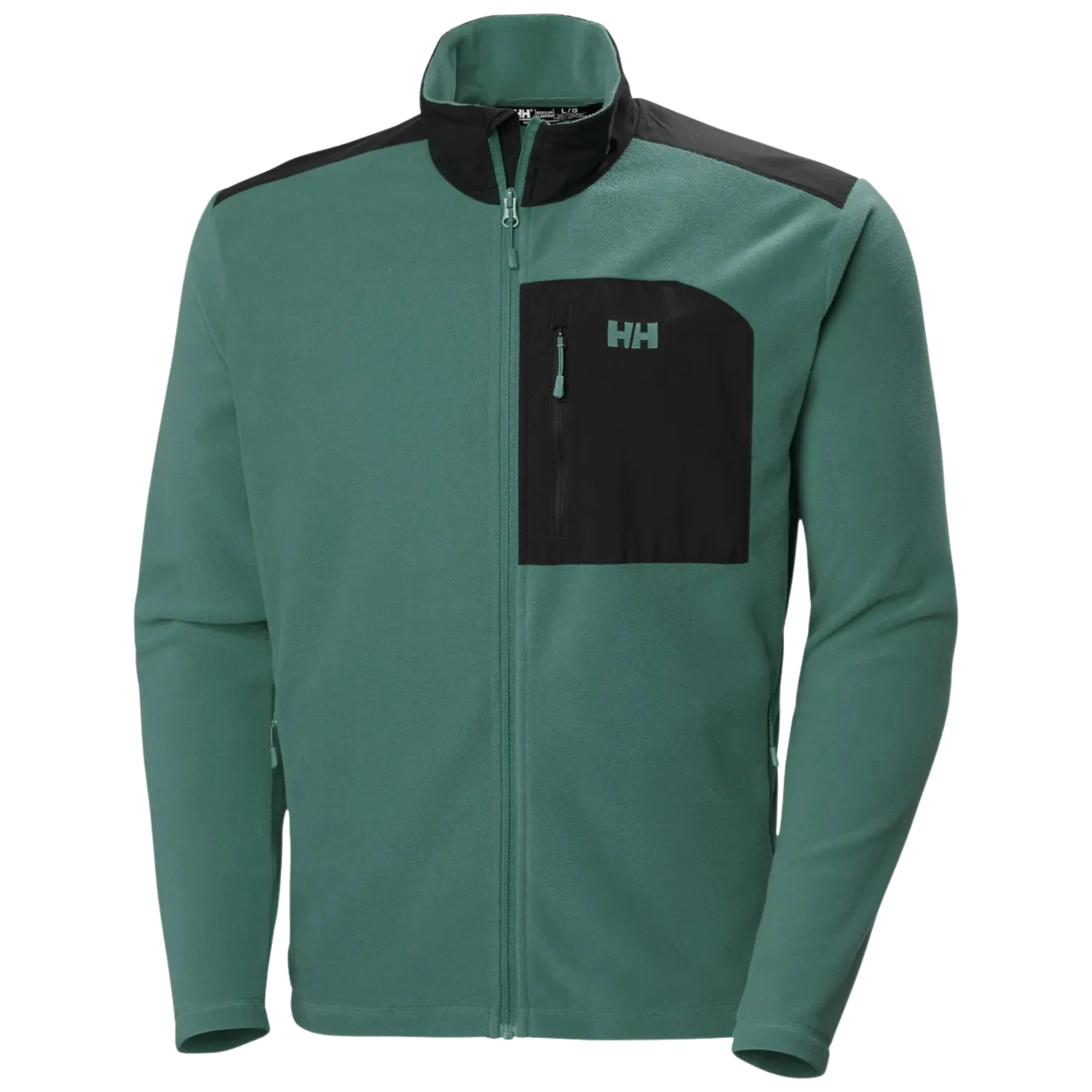 Helly Hansen Men's Daybreaker Block Full Zip Fleece (Opal Green) - Image 5