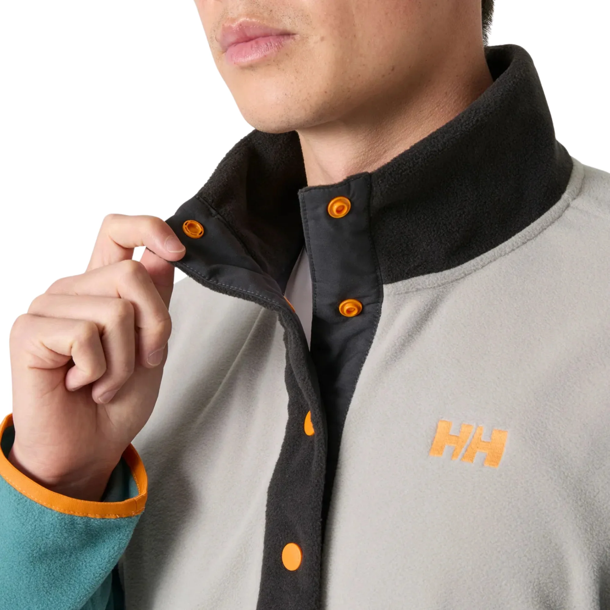 Helly Hansen Men's Daybreaker Snap Pullover (Opal Green) - Image 3