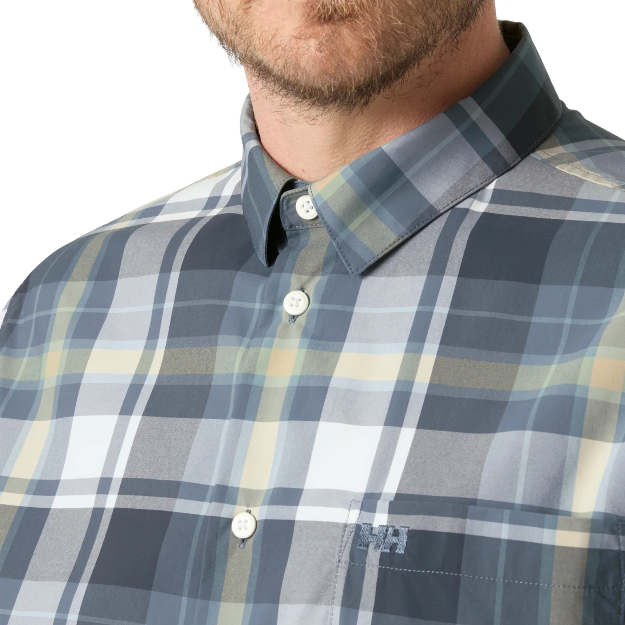 Helly Hansen Men's Fjord Quick Dry 2.0 Technical Short Sleeve Shirt (Washed Navy Peak) - Image 3