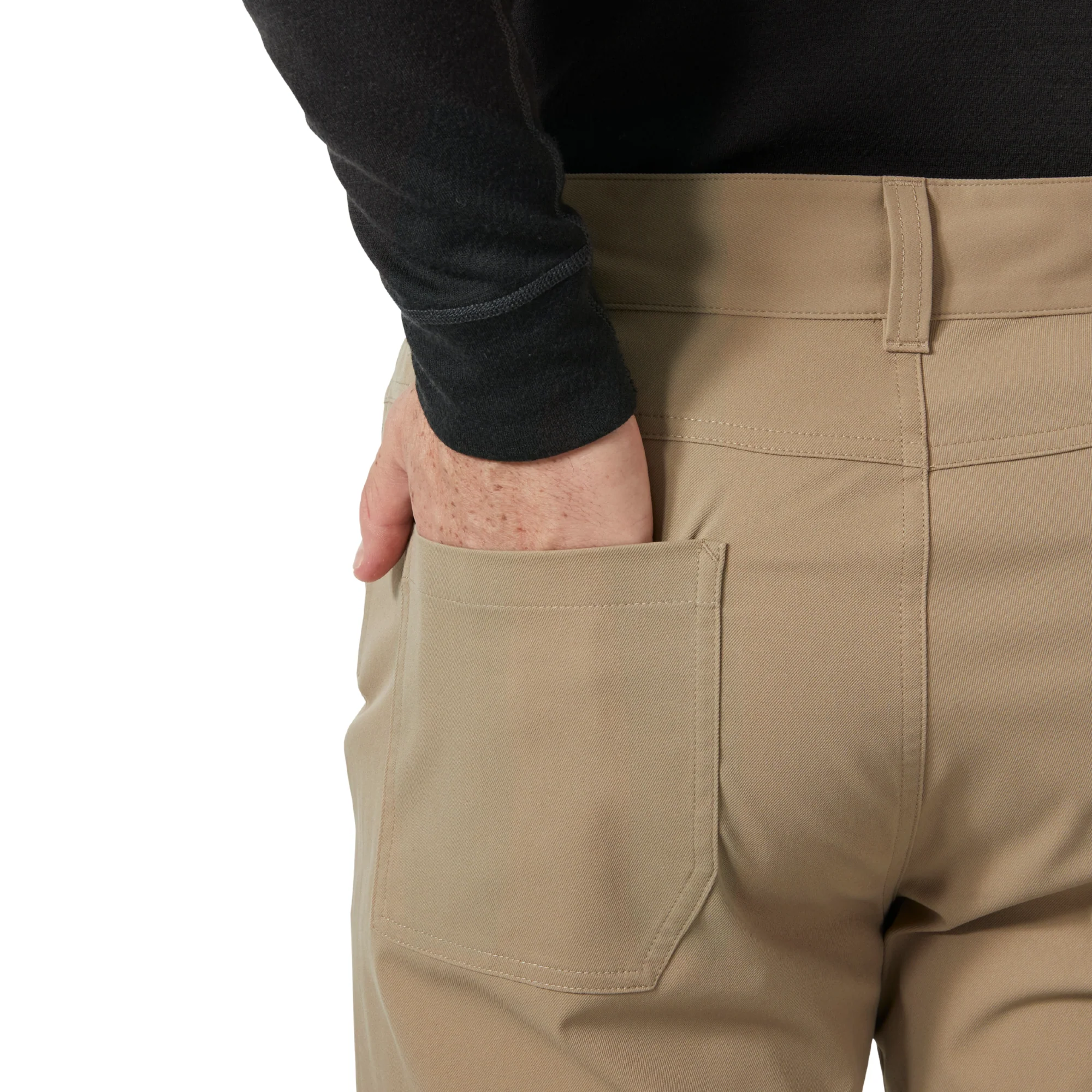 Helly Hansen Men's Holmen 5 Pocket Trousers (Pebble) - Image 4