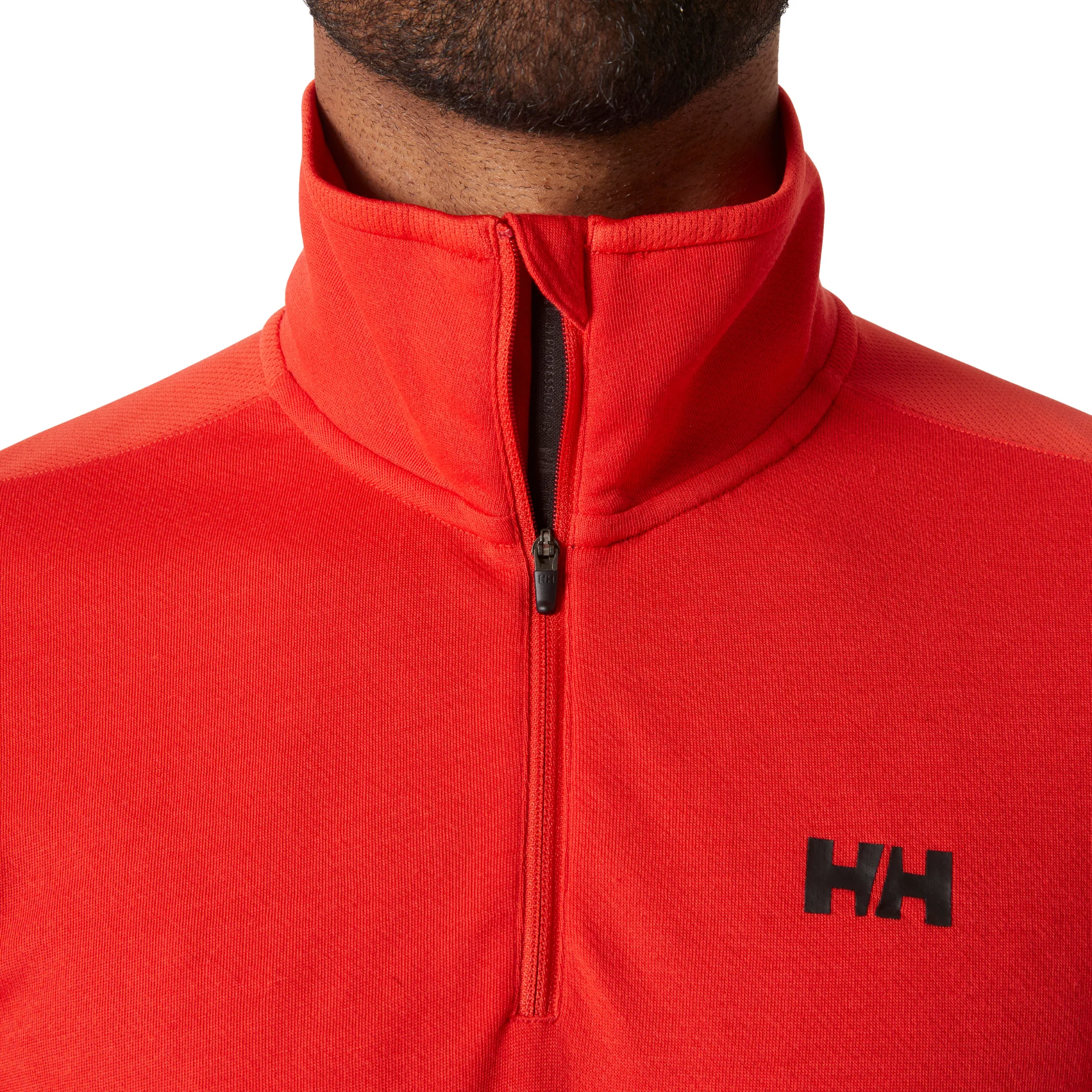 Helly Hansen Men's HP Half Zip Pullover 2.0 Fleece Top (Alert Red) - Image 3