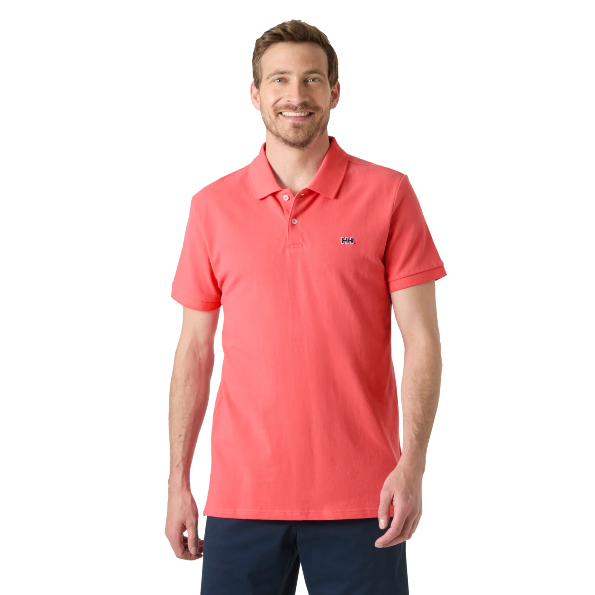 Helly Hansen Men's Hudson Short Sleeve Polo Shirt (Nantucket Red)