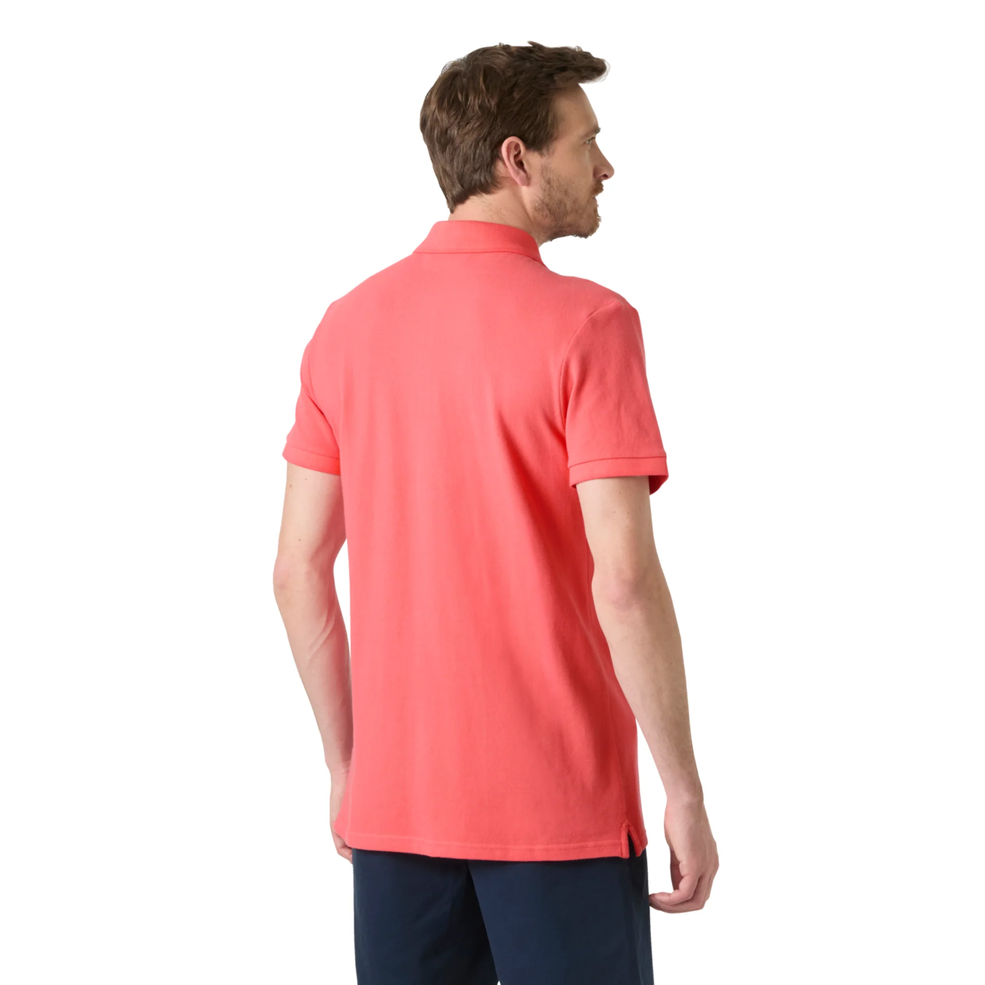 Helly Hansen Men's Hudson Short Sleeve Polo Shirt (Nantucket Red) - Image 2