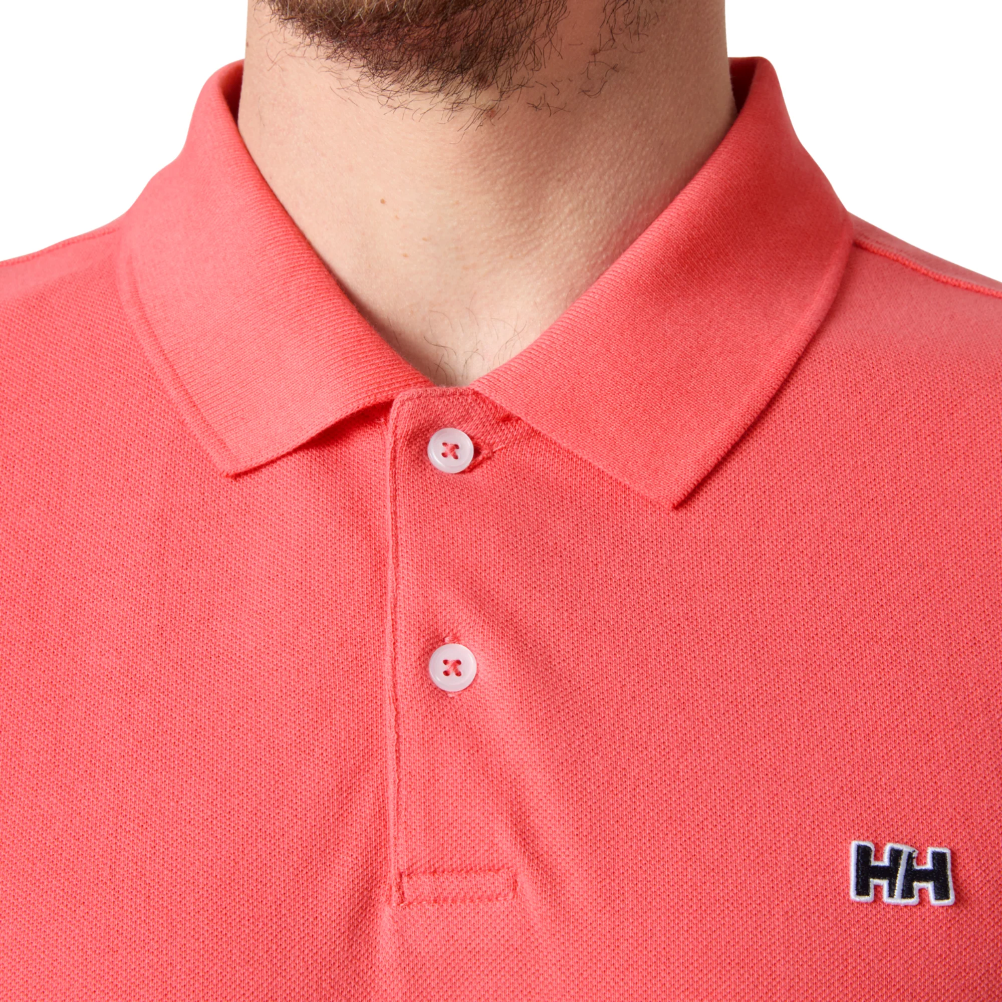 Helly Hansen Men's Hudson Short Sleeve Polo Shirt (Nantucket Red) - Image 4