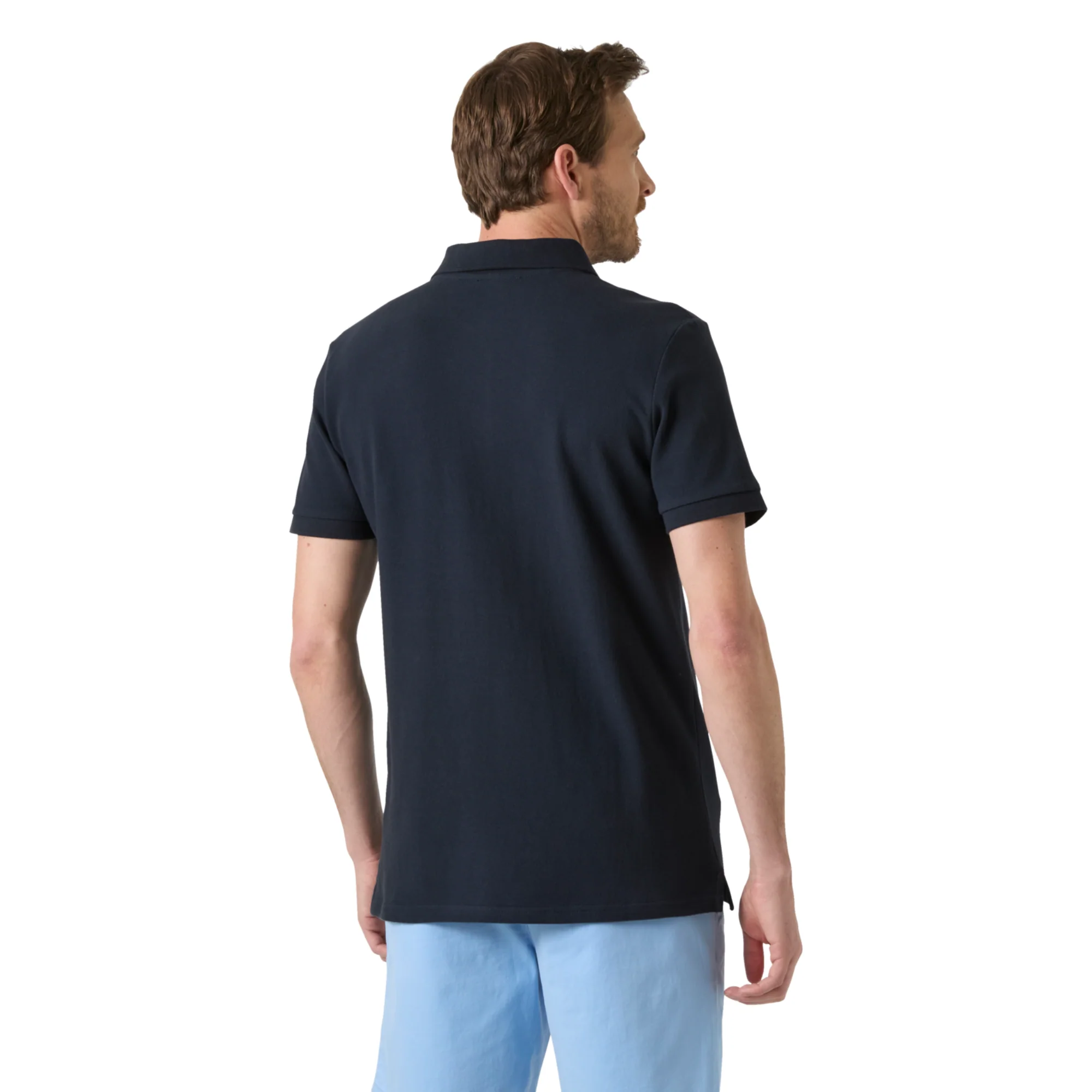 Helly Hansen Men's Hudson Short Sleeve Polo Shirt (Navy) - Image 2