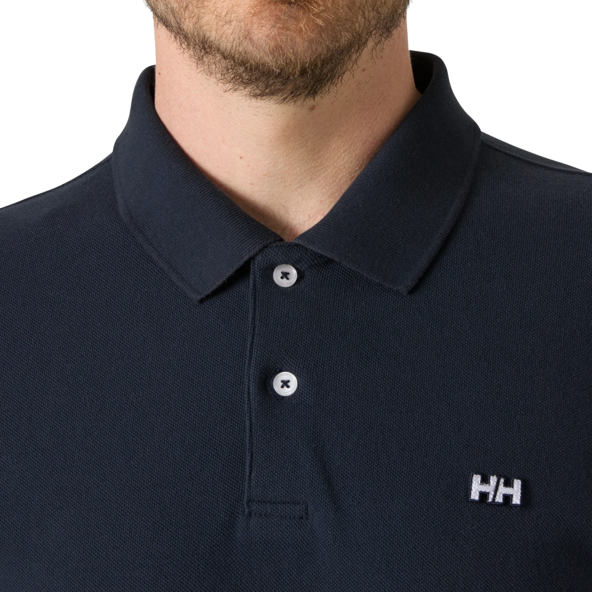 Helly Hansen Men's Hudson Short Sleeve Polo Shirt (Navy) - Image 4