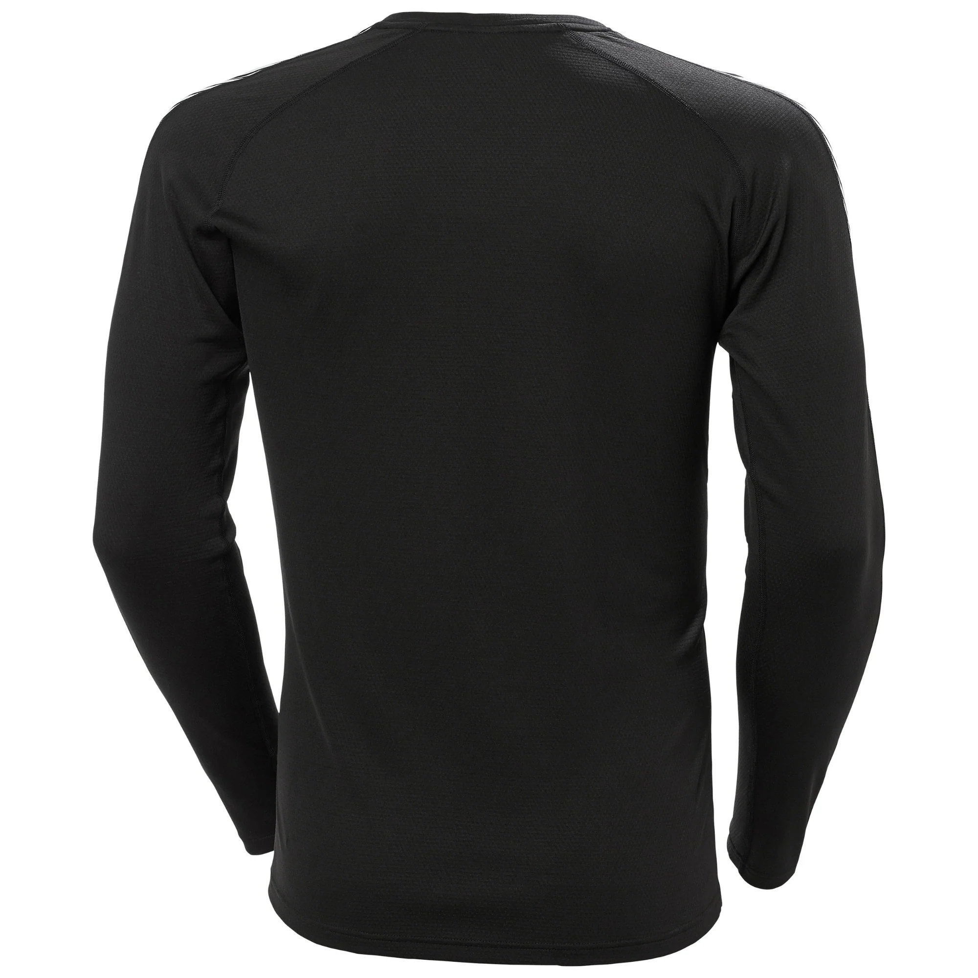 Helly Hansen Men's Lifa Active Stripe Crew Neck Base Layer Top (Black) - Image 8