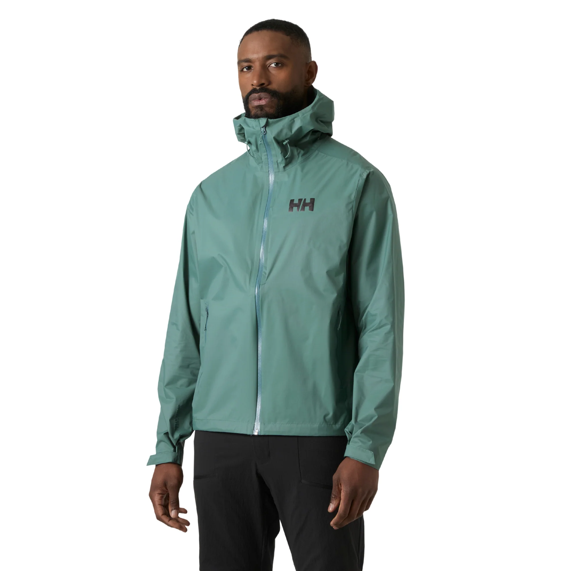 Helly Hansen Men's Loke Terra HT 2.5L Waterproof Micro Jacket (Opal Green)