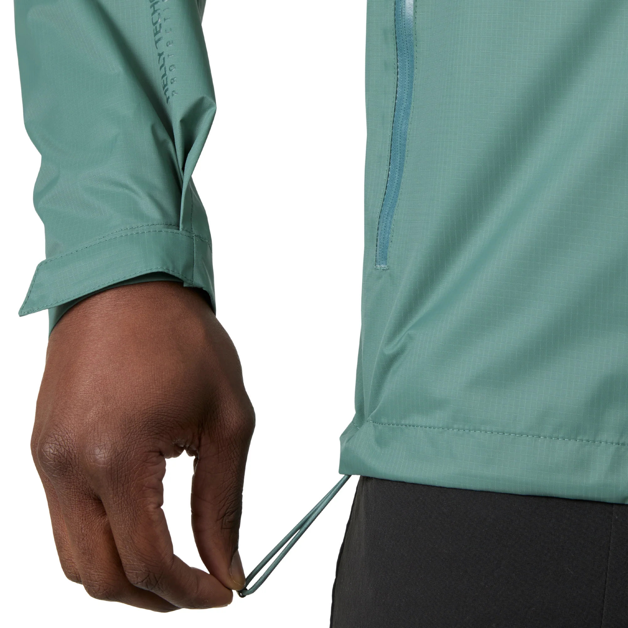 Helly Hansen Men's Loke Terra HT 2.5L Waterproof Micro Jacket (Opal Green) - Image 3