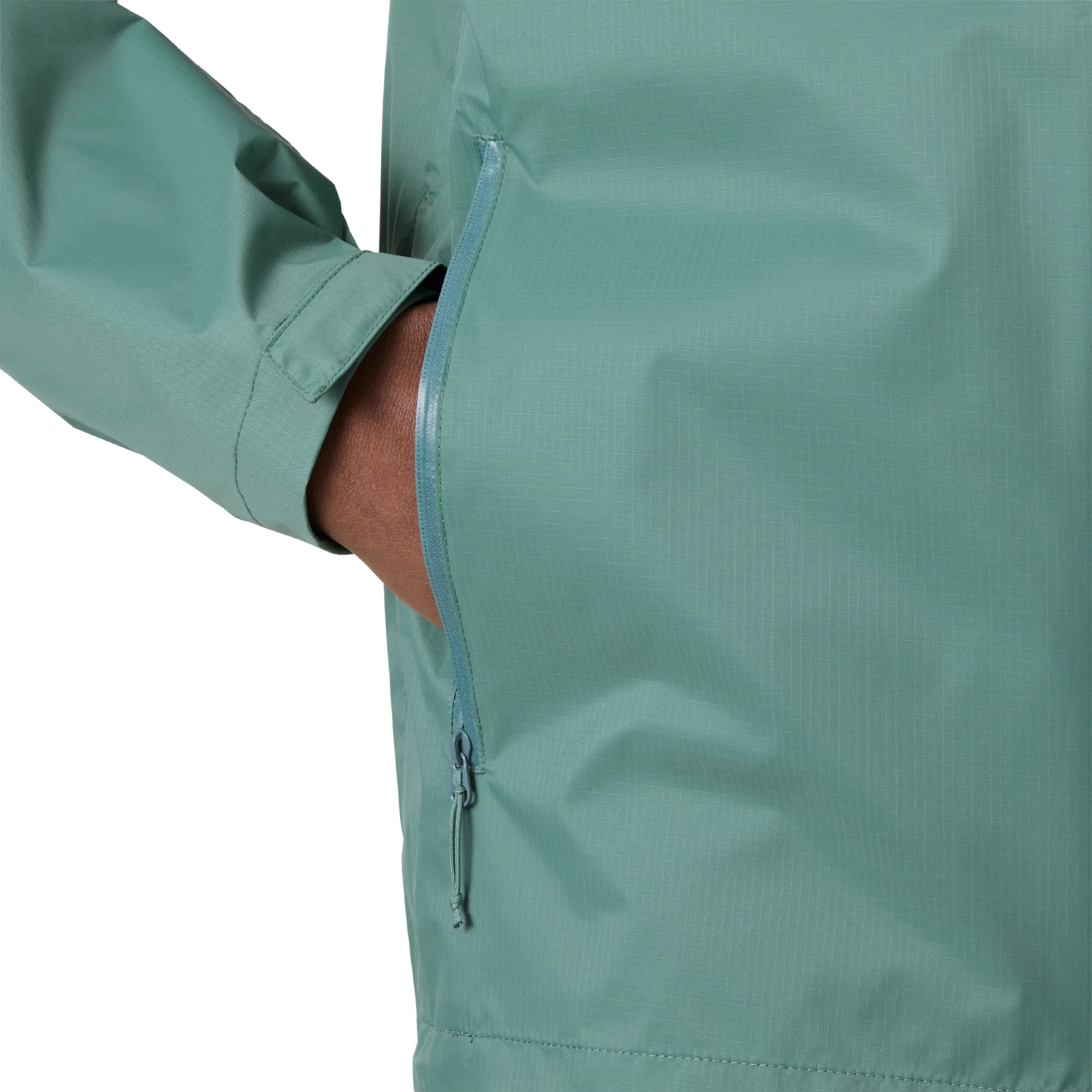 Helly Hansen Men's Loke Terra HT 2.5L Waterproof Micro Jacket (Opal Green) - Image 4