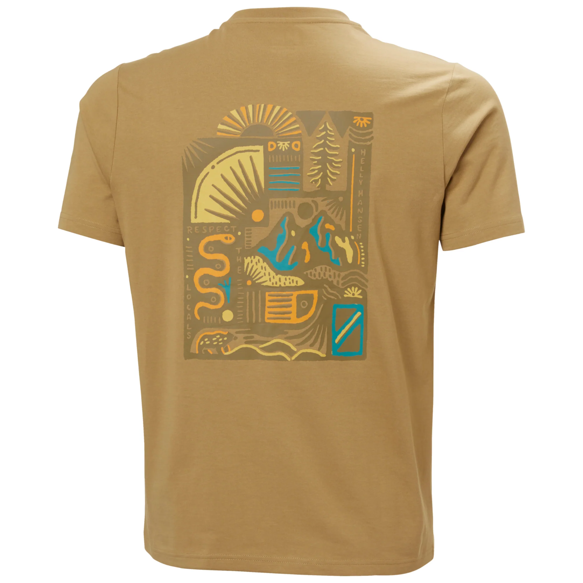 Helly Hansen Men's Massif Short Sleeve Graphic Tee (Elmwood) - Image 6