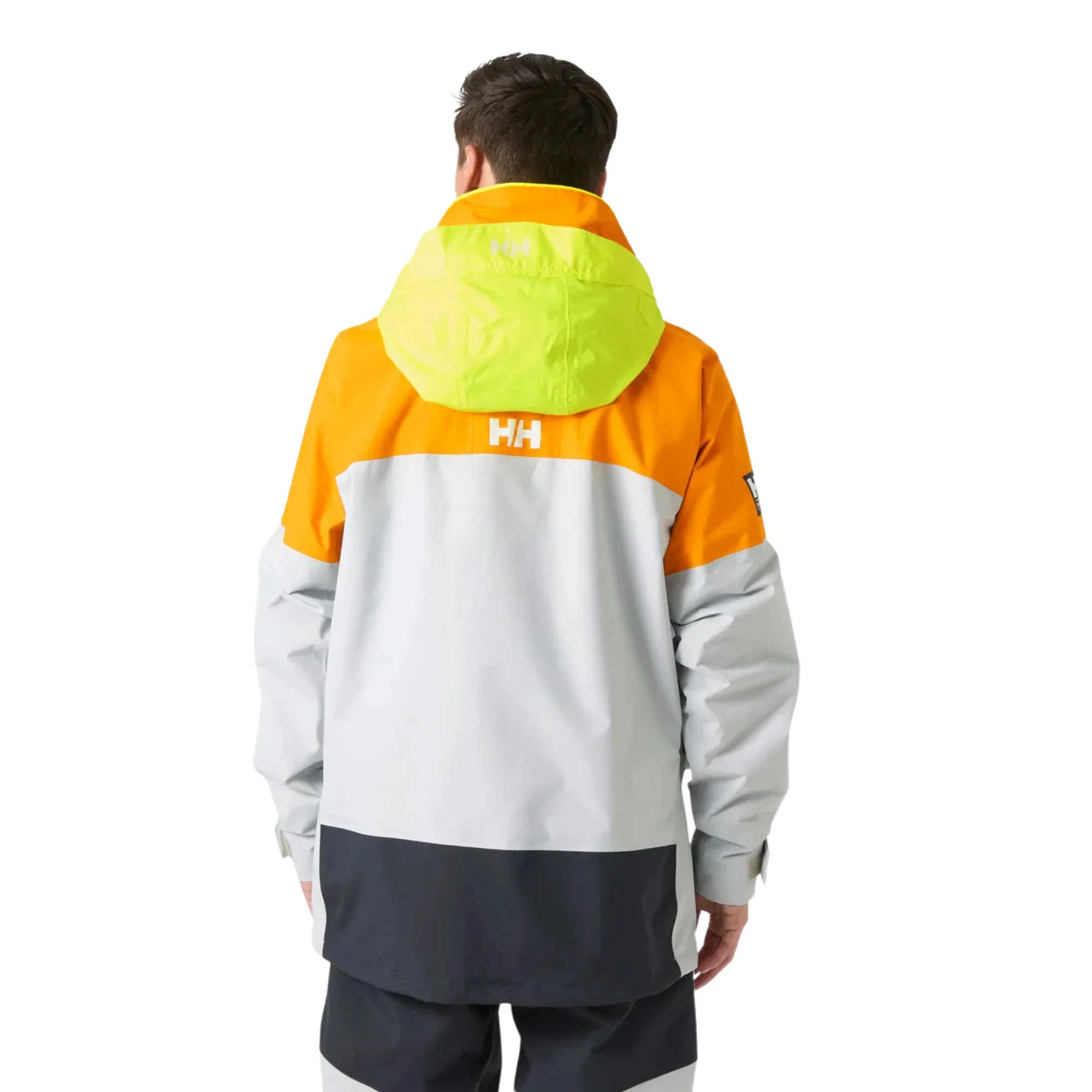 Helly Hansen Men's Pier 4.0 HT Waterproof Sailing Jacket (Ignite Orange) - Image 2