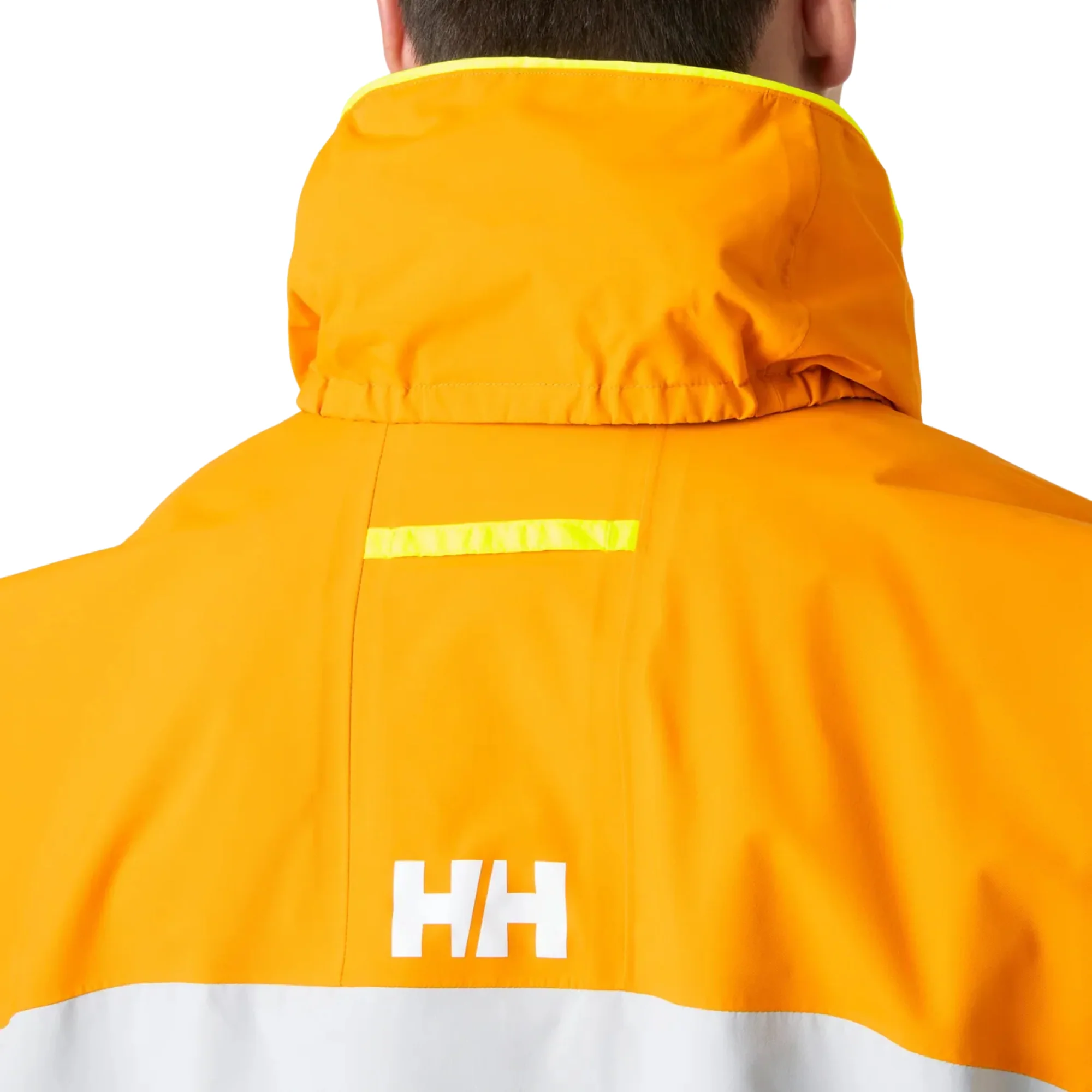 Helly Hansen Men's Pier 4.0 HT Waterproof Sailing Jacket (Ignite Orange) - Image 4