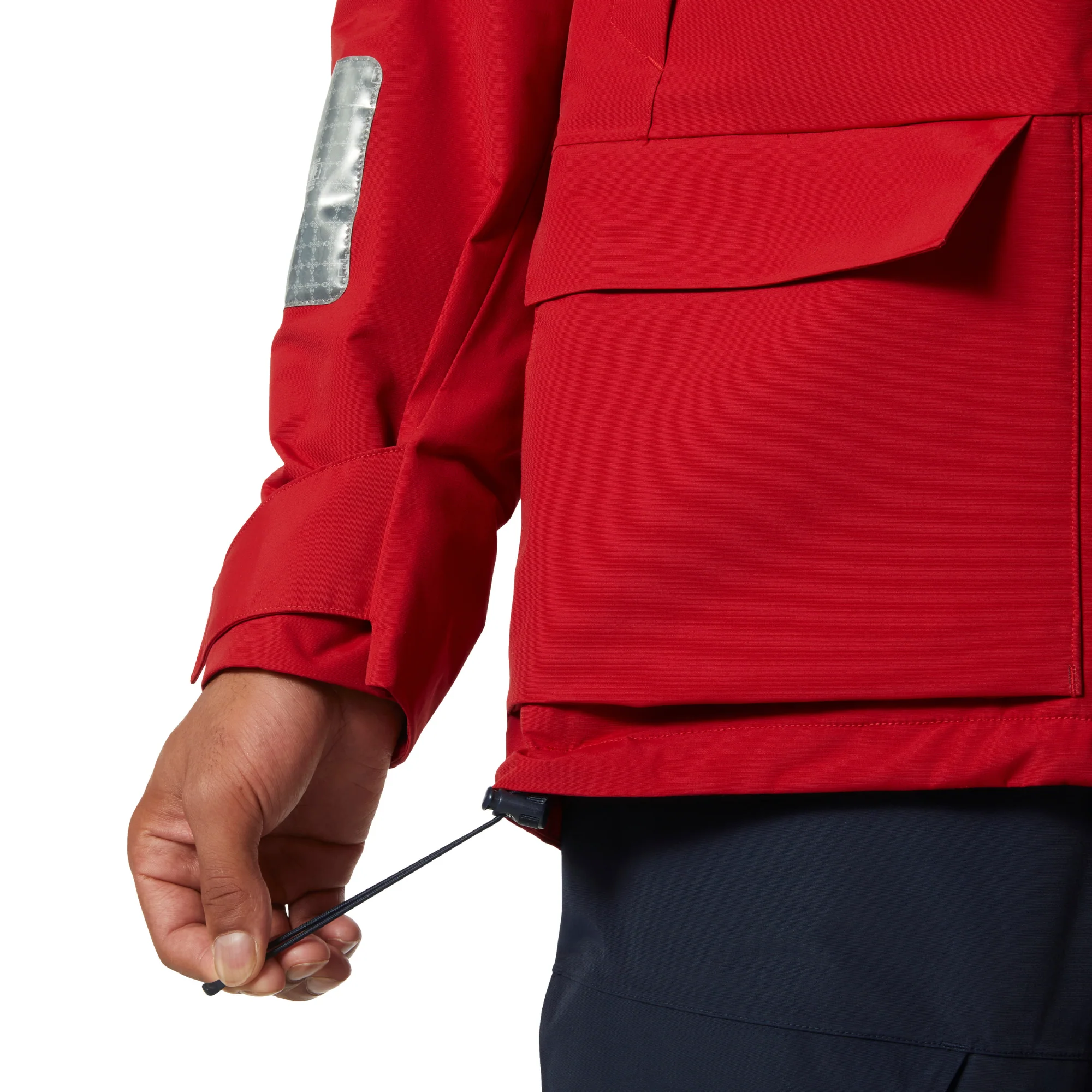Helly Hansen Men's Pier 4.0 HT Waterproof Sailing Jacket (Red) - Image 10