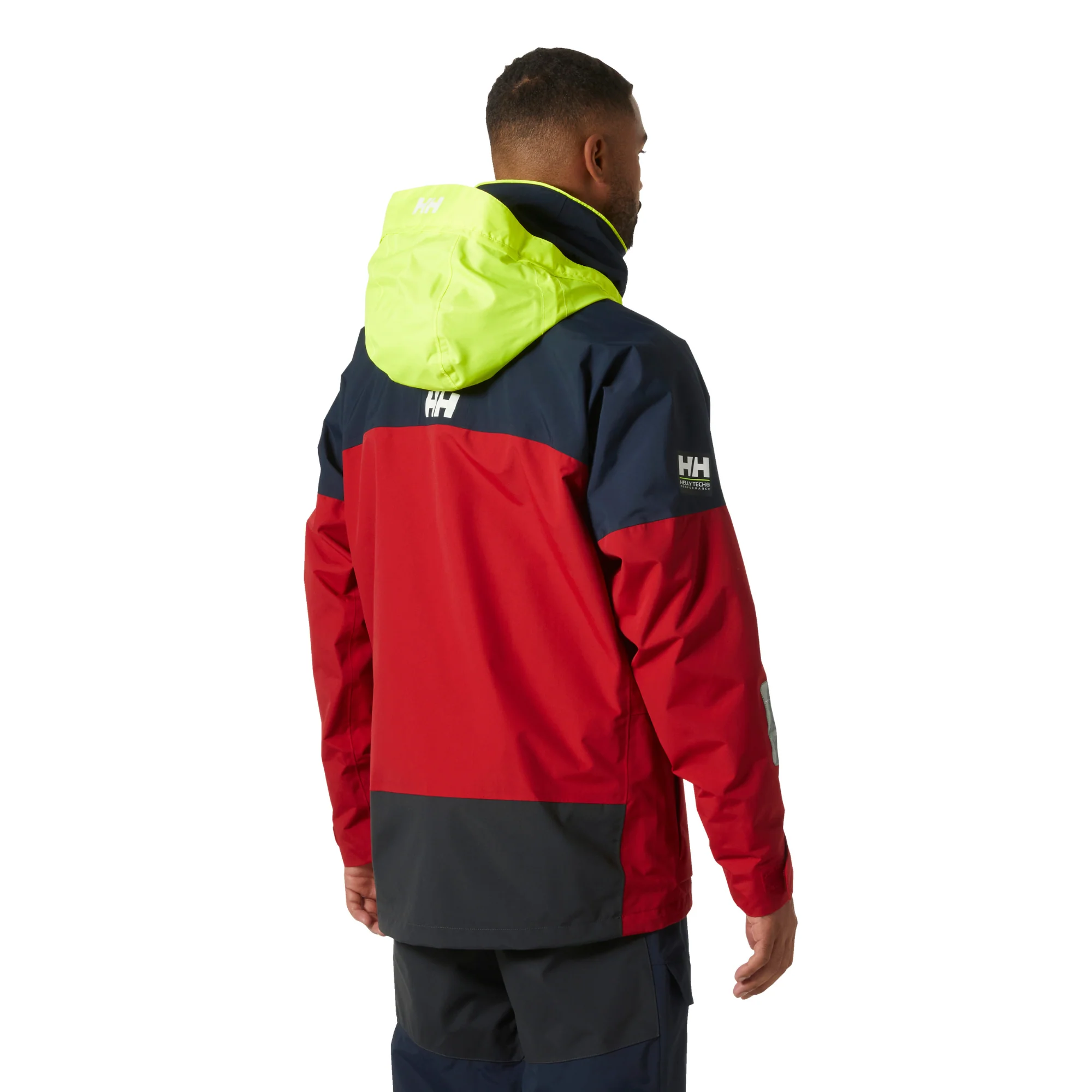 Helly Hansen Men's Pier 4.0 HT Waterproof Sailing Jacket (Red) - Image 2