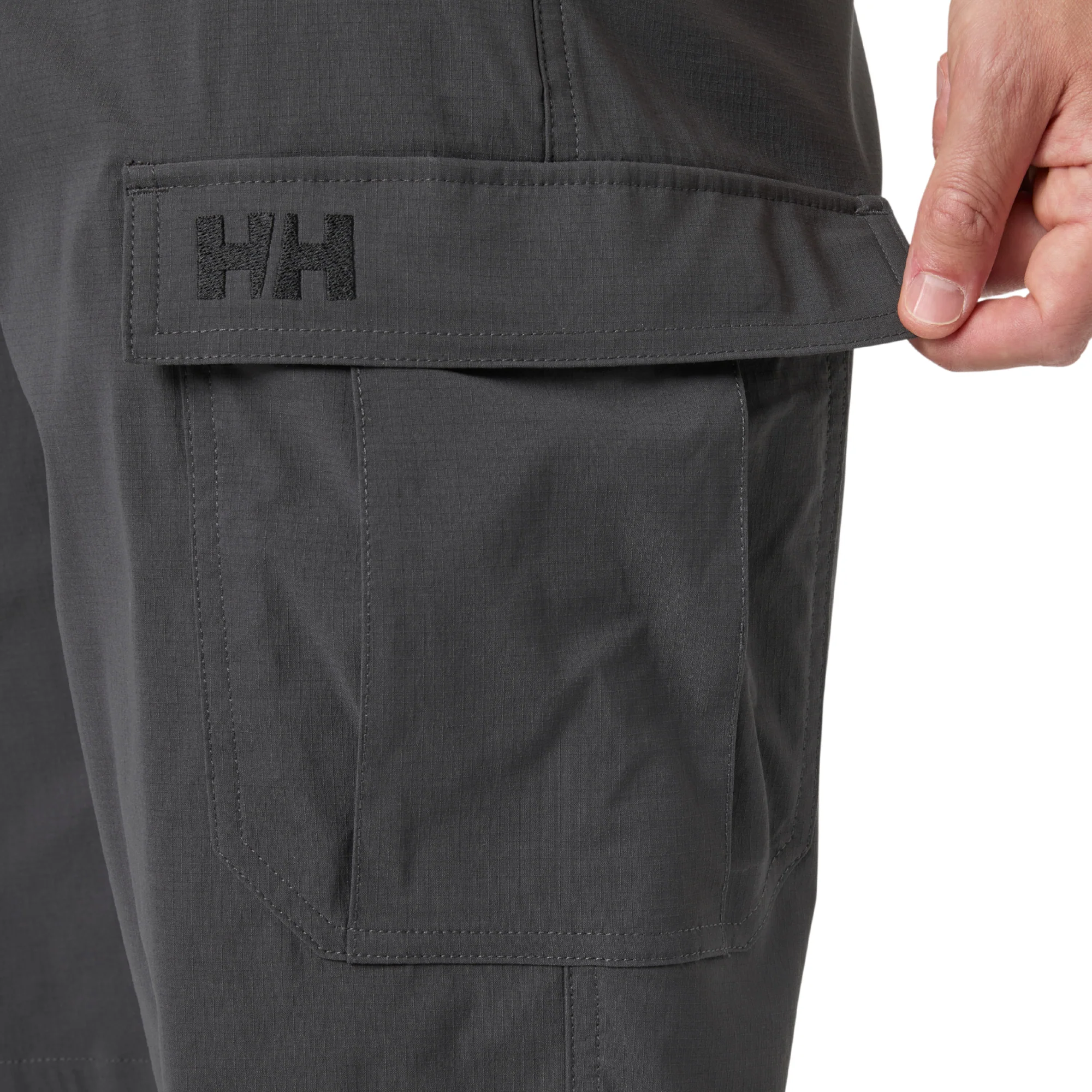 Helly Hansen Men's HH QD UPF50 Cargo Shorts (Ebony)(11in) - Image 4